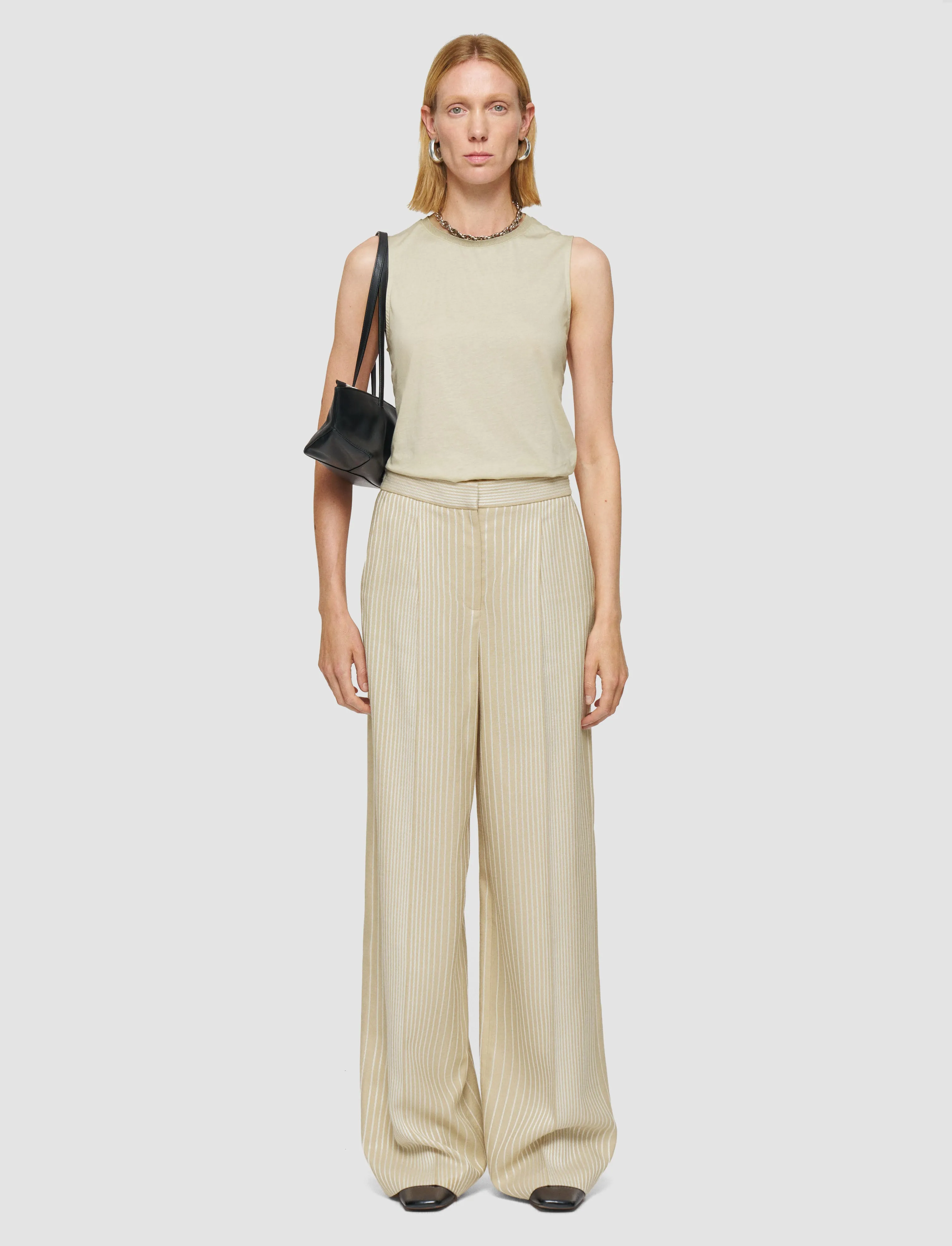 Alanel Embroidered Stripes Trousers sold by Joseph product image thumbnail 2