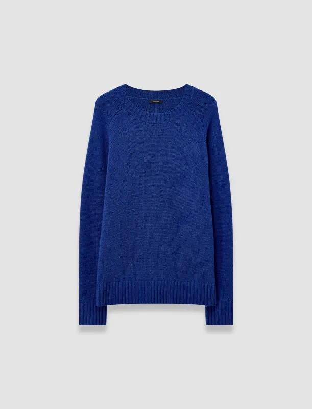 Open Cashmere Round Neck Jumper sold by Joseph