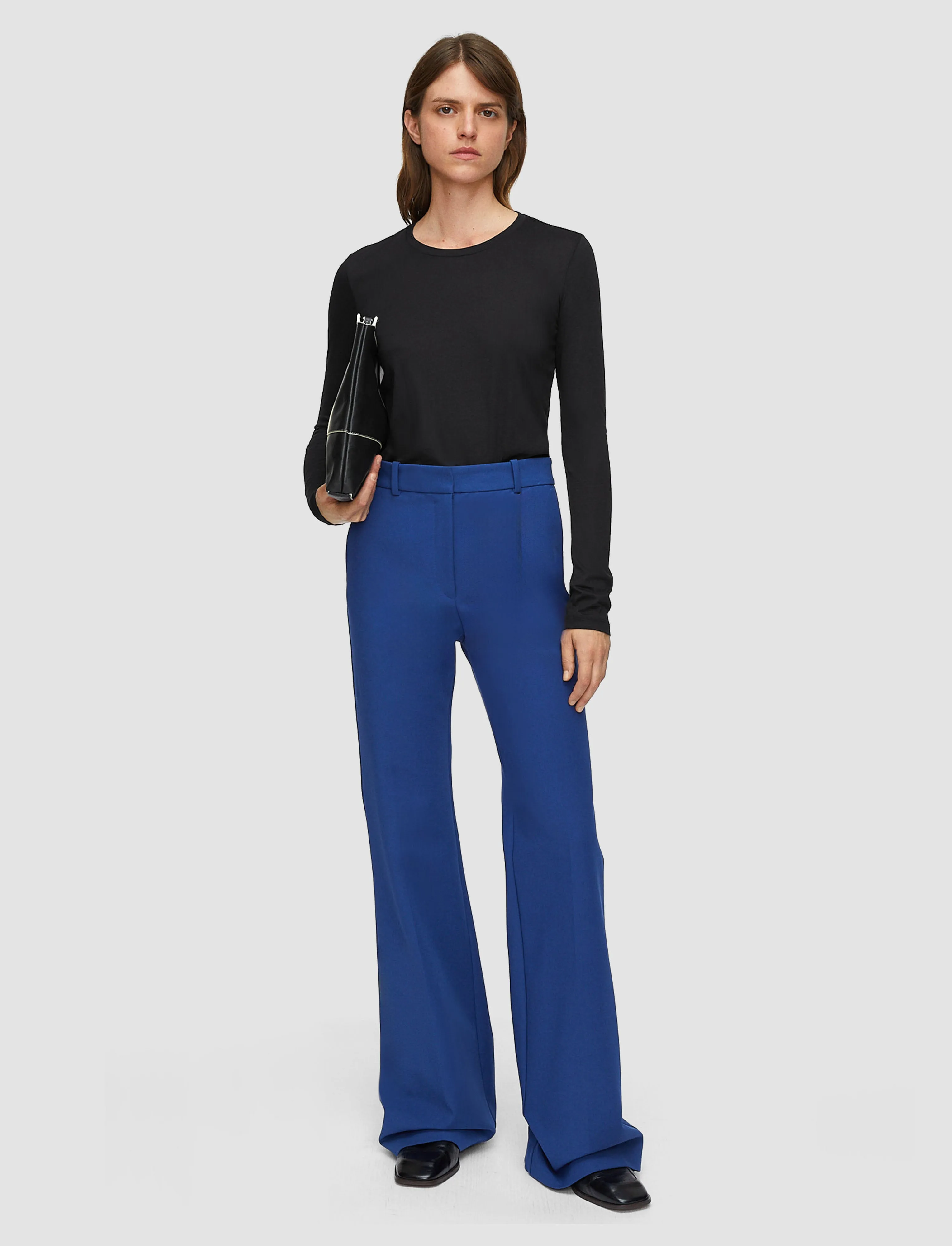 Cotton Silk Jersey Long Sleeve T-Shirt sold by Joseph product image thumbnail 2