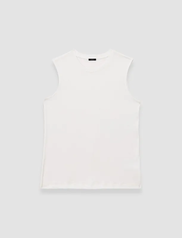 Cotton Silk Jersey Tank Top sold by Joseph