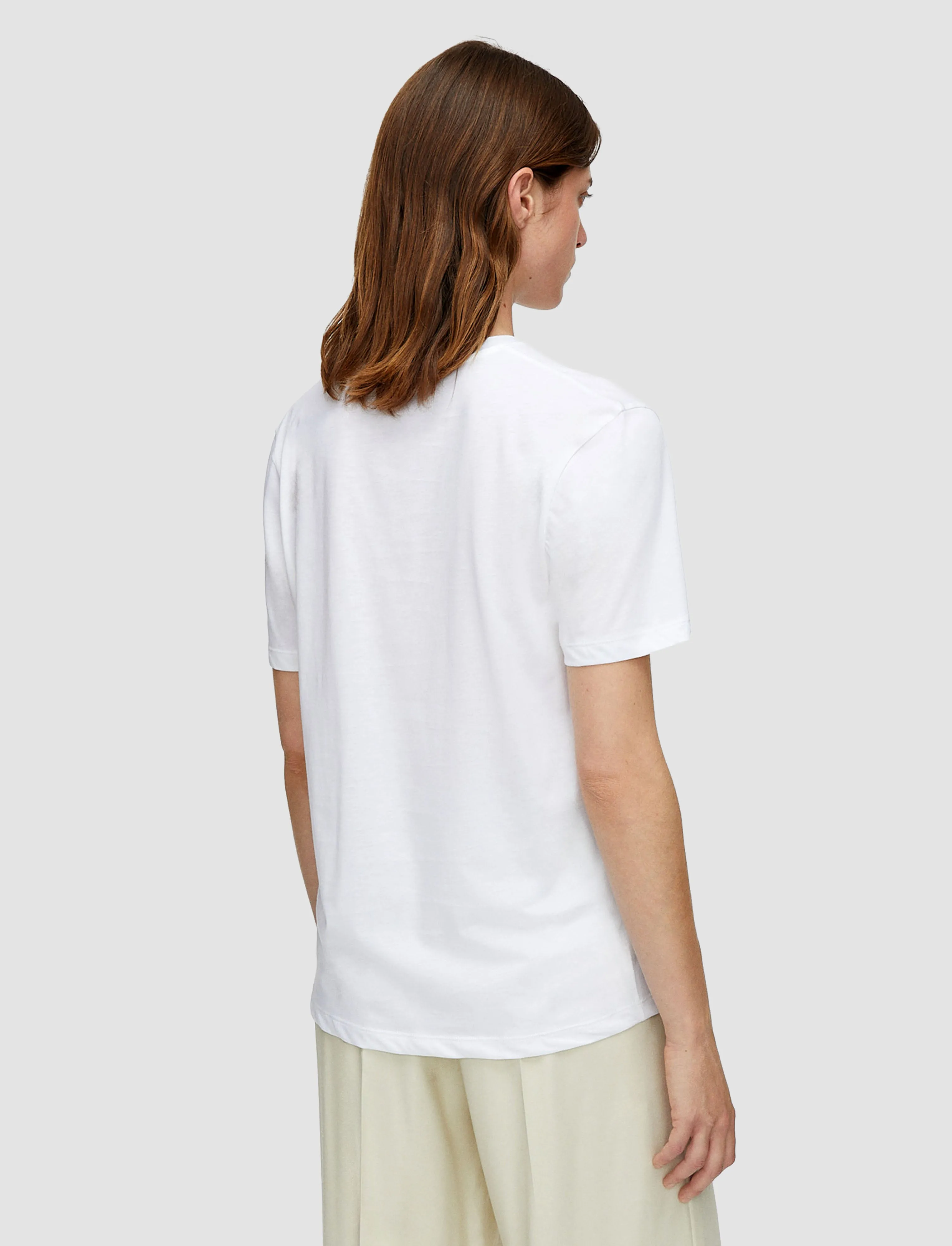 Cotton Silk Jersey T-Shirt sold by Joseph product image thumbnail 4
