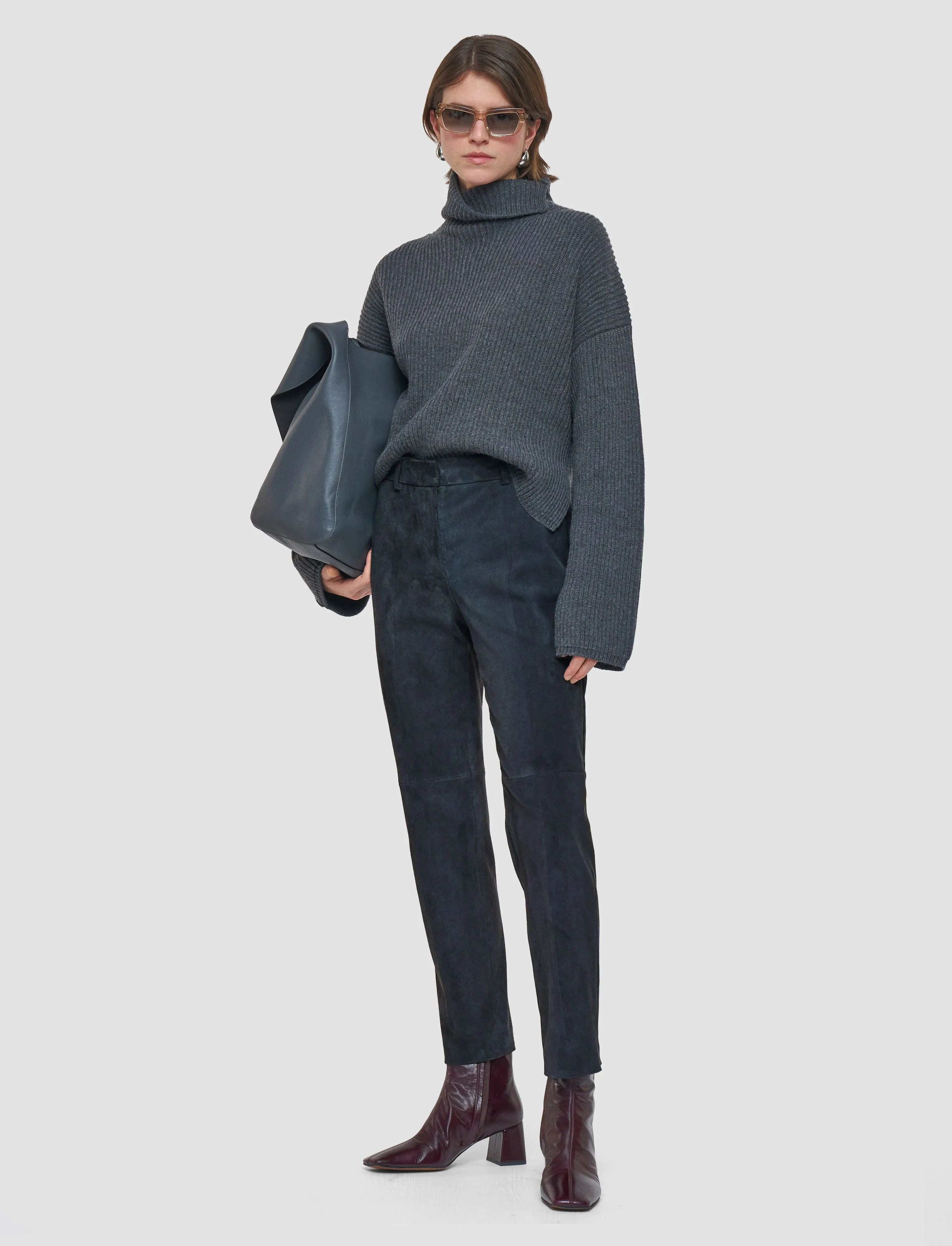 Coleman Suede Stretch Trousers sold by Joseph product image thumbnail 2