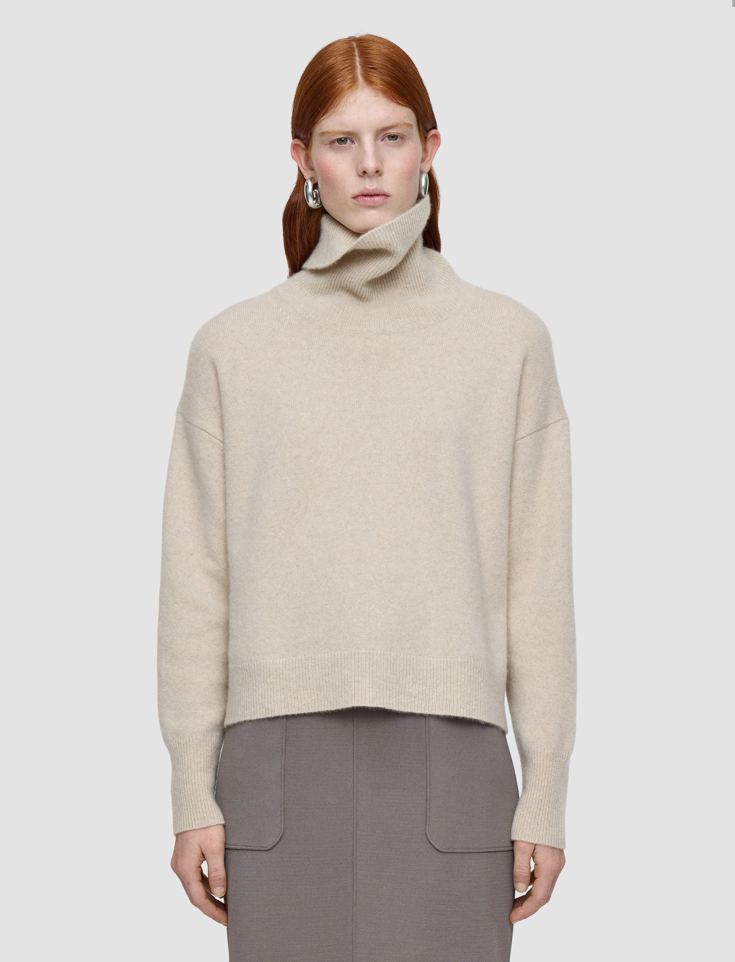 Brushed Cashmere High Neck Jumper sold by Joseph product image thumbnail 3