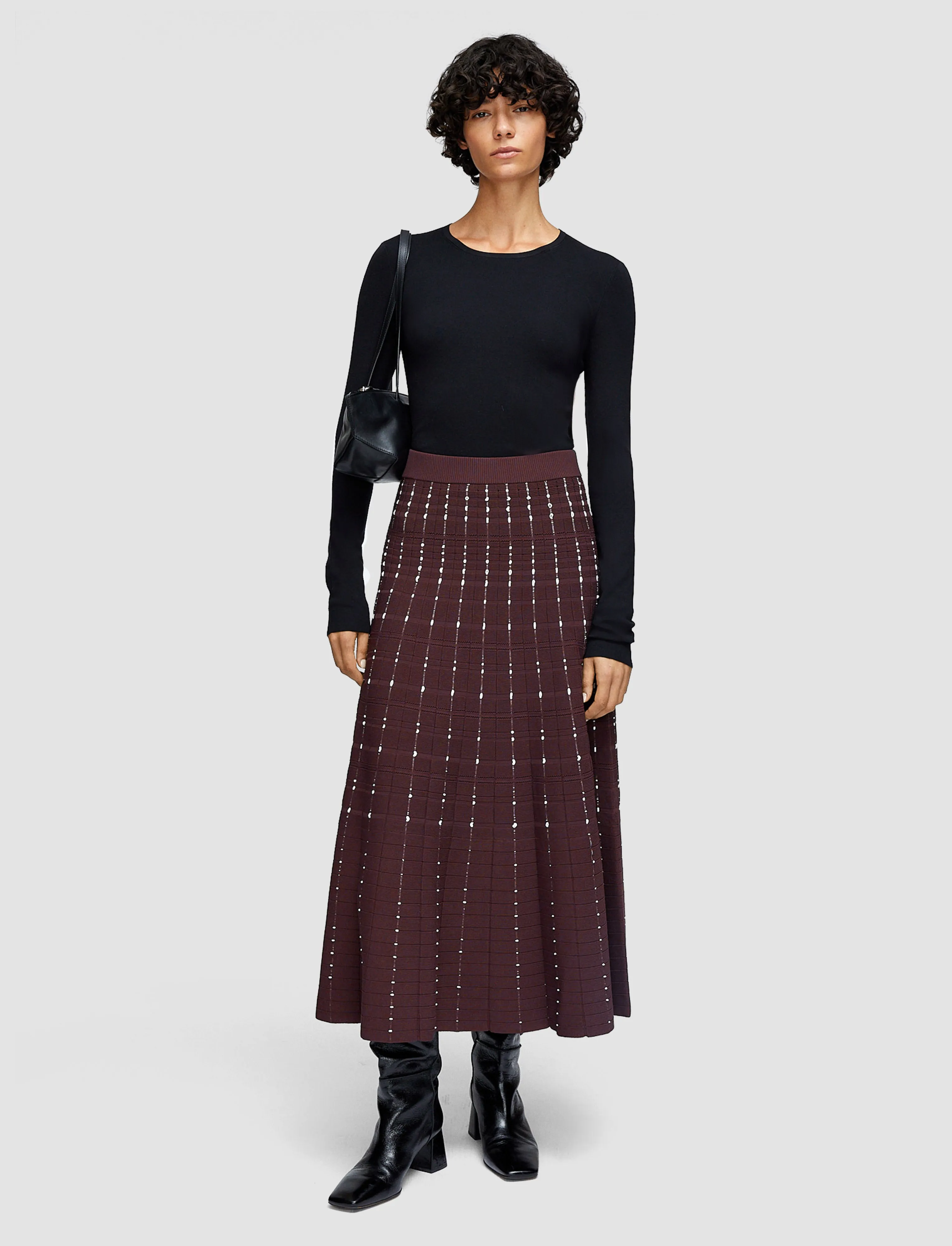 Fragmented Stripes Skirt sold by Joseph product image thumbnail 2