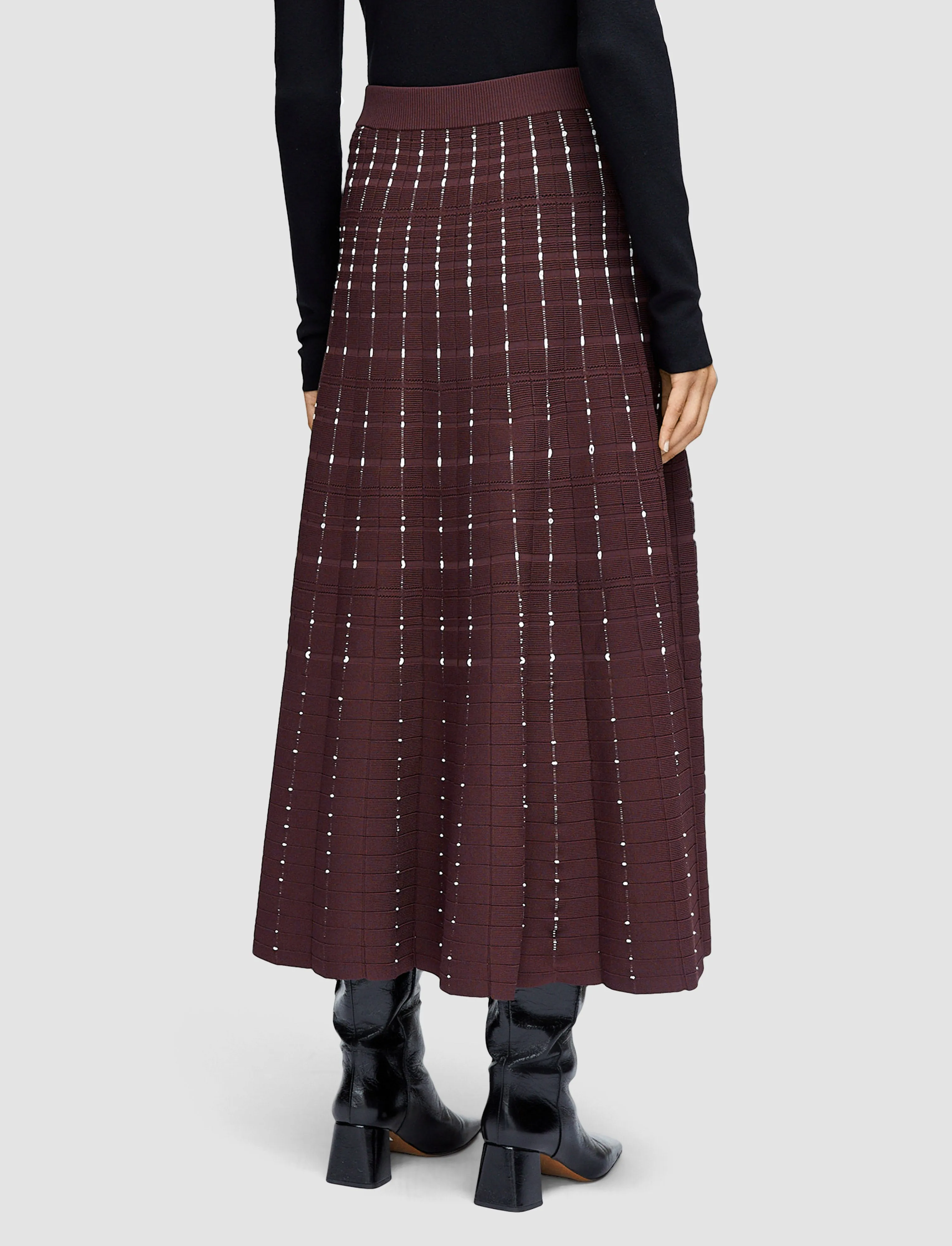 Fragmented Stripes Skirt sold by Joseph product image thumbnail 3