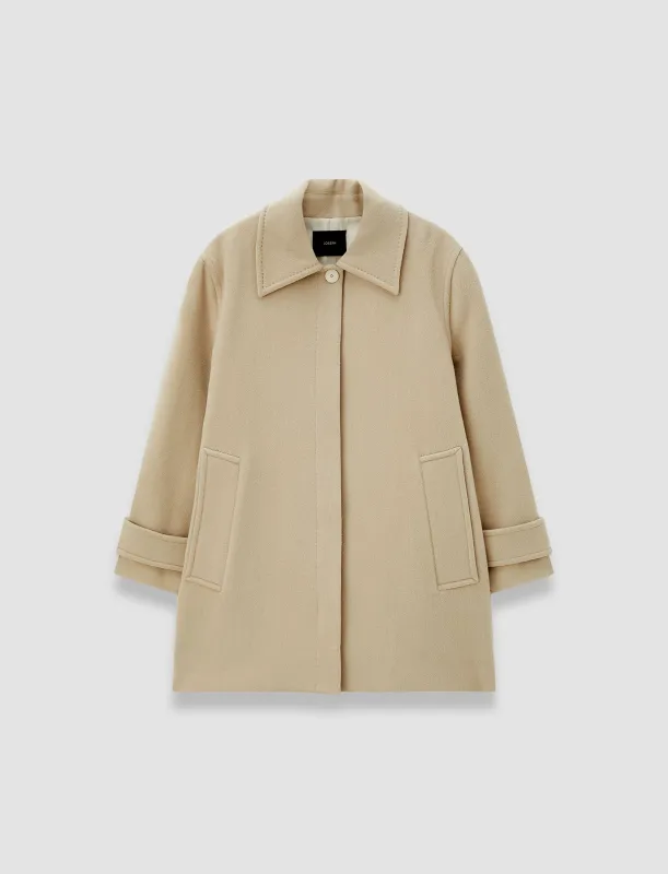 Loti Soft Wool Cashmere Coat made by Joseph