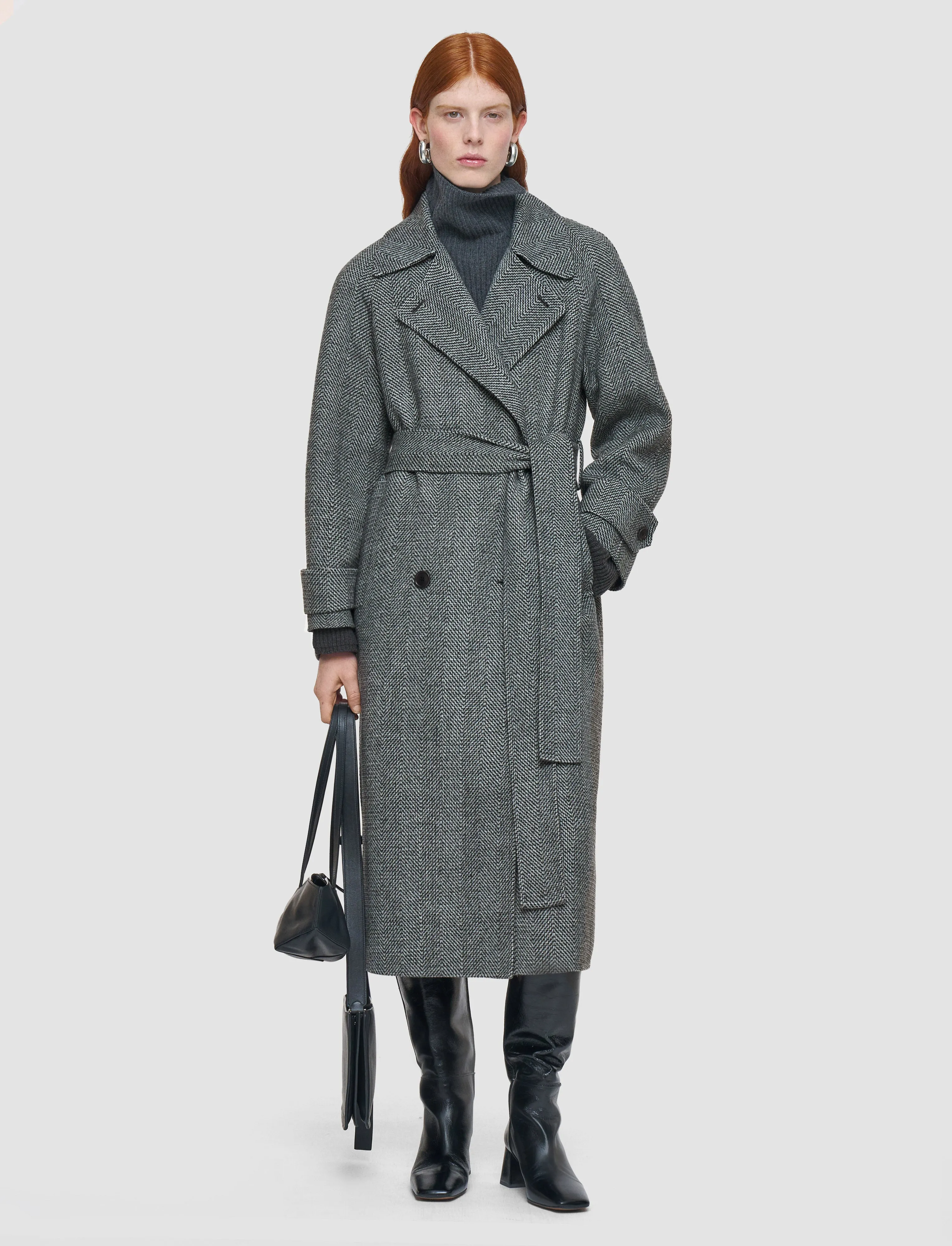 Navarre Linear Double Face Wool Coat sold by Joseph product image thumbnail 2