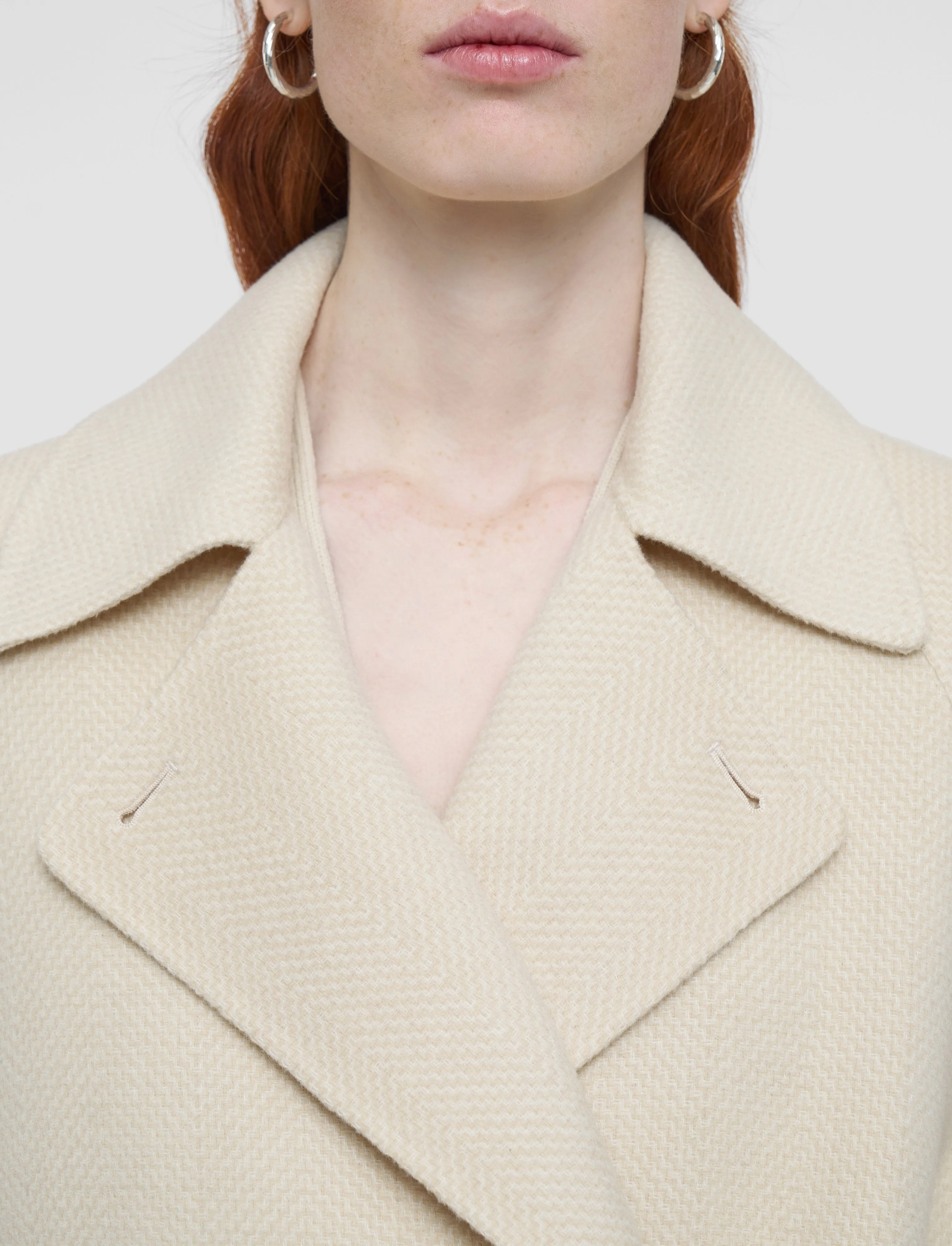 Navarre Linear Double Face Wool Coat sold by Joseph product image thumbnail 5