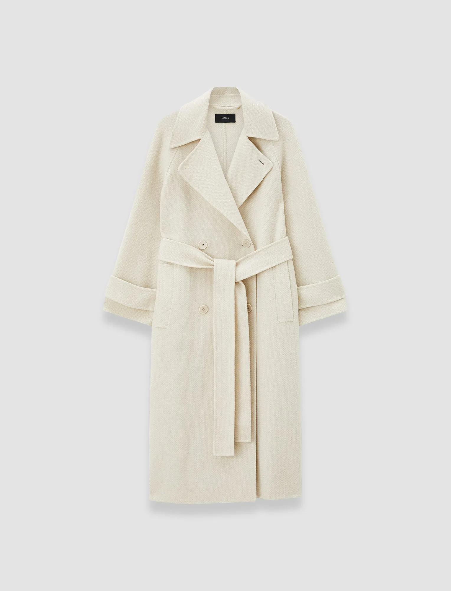 Navarre Linear Double Face Wool Coat sold by Joseph