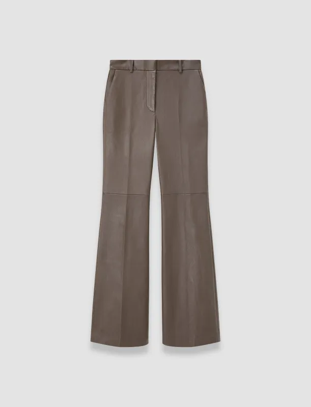 Tafira Leather Stretch Trousers sold by Joseph