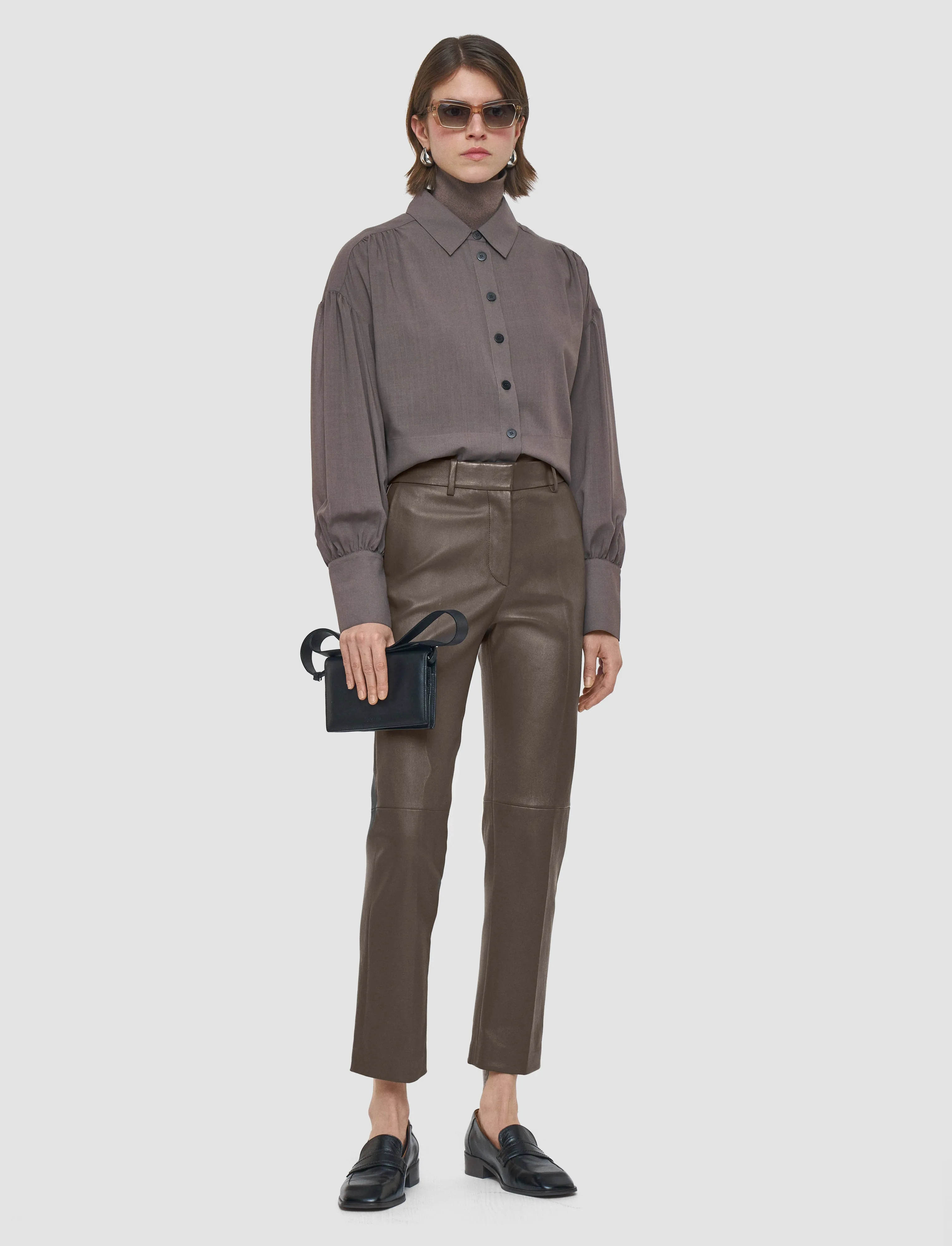 Coleman Leather Stretch Trousers sold by Joseph product image thumbnail 2