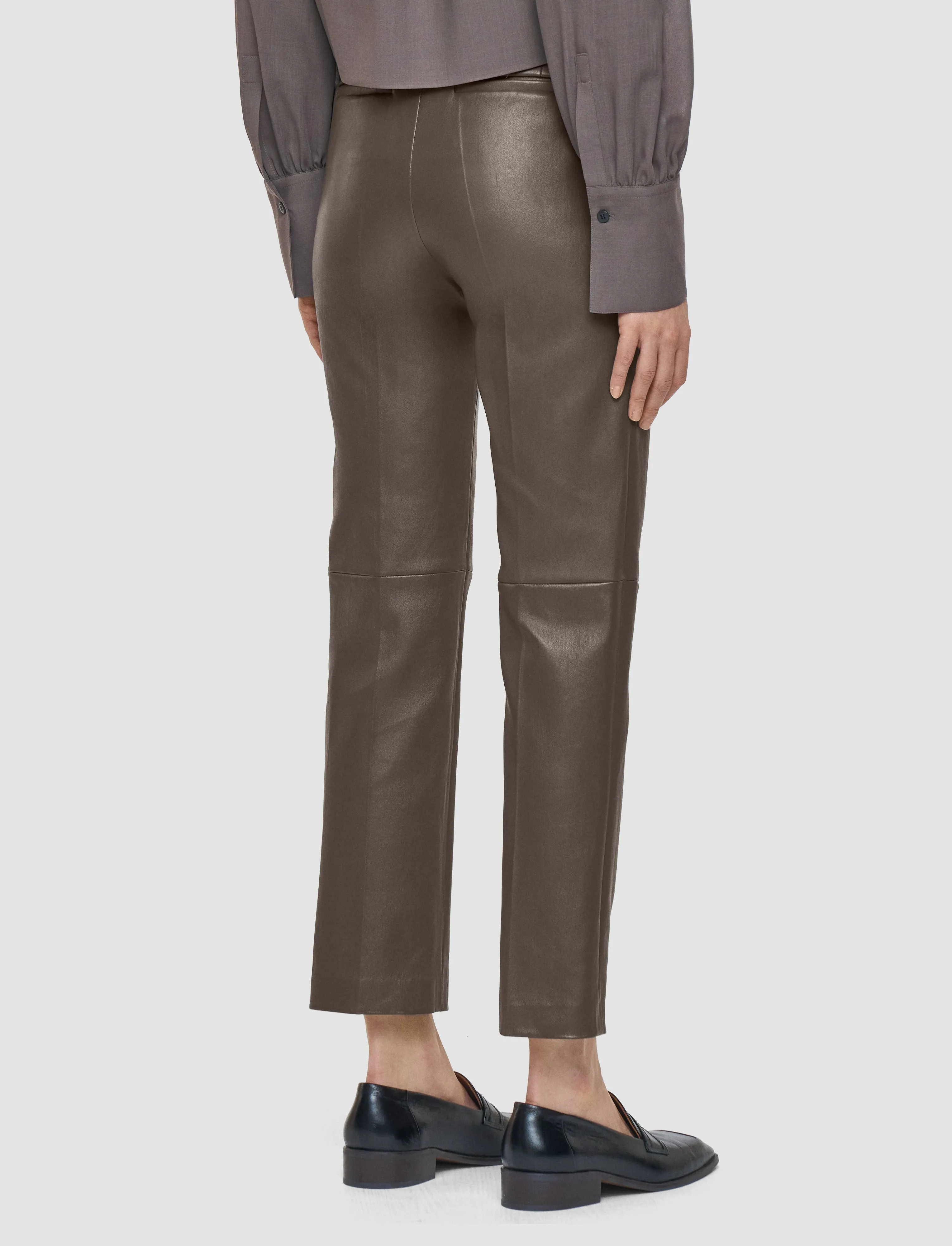 Coleman Leather Stretch Trousers sold by Joseph product image thumbnail 3
