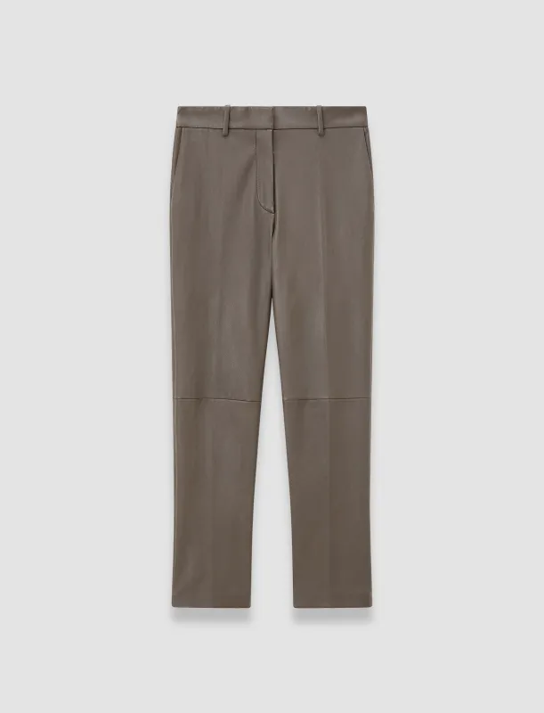 Coleman Leather Stretch Trousers made by Joseph