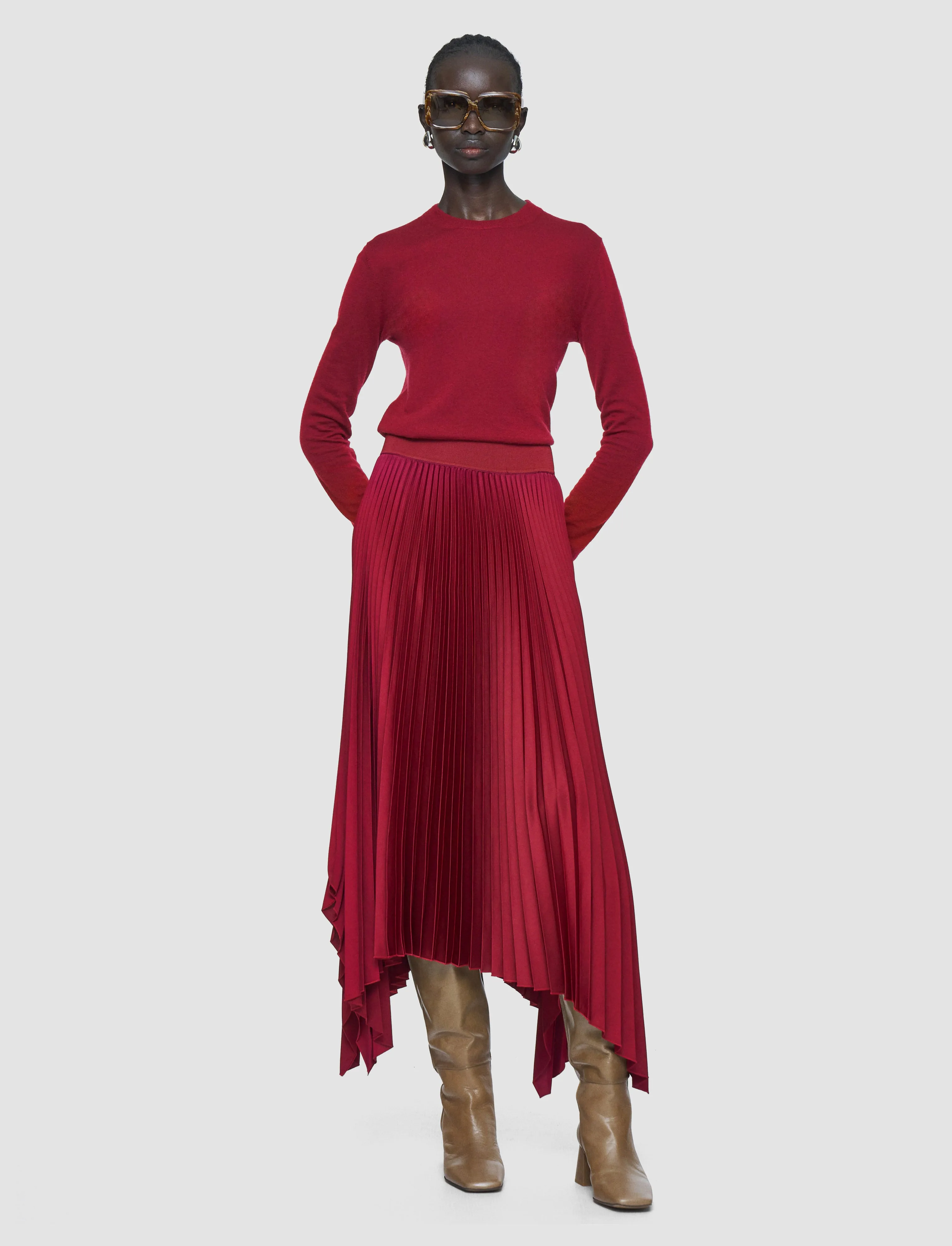 Ade Knit Weave Plissé Skirt sold by Joseph product image thumbnail 2