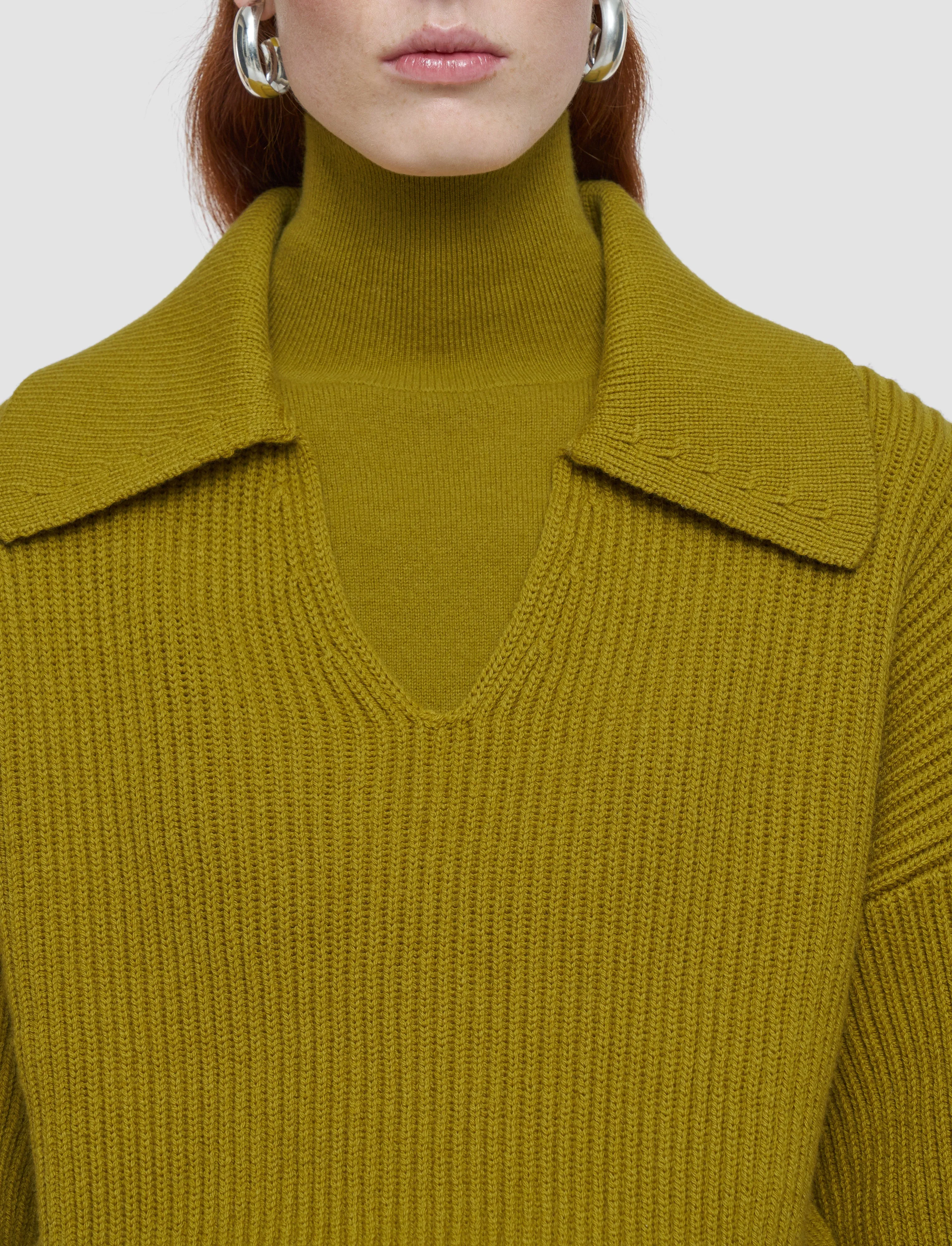 Light Cardigan Stitch Open Neck Jumper sold by Joseph product image thumbnail 4