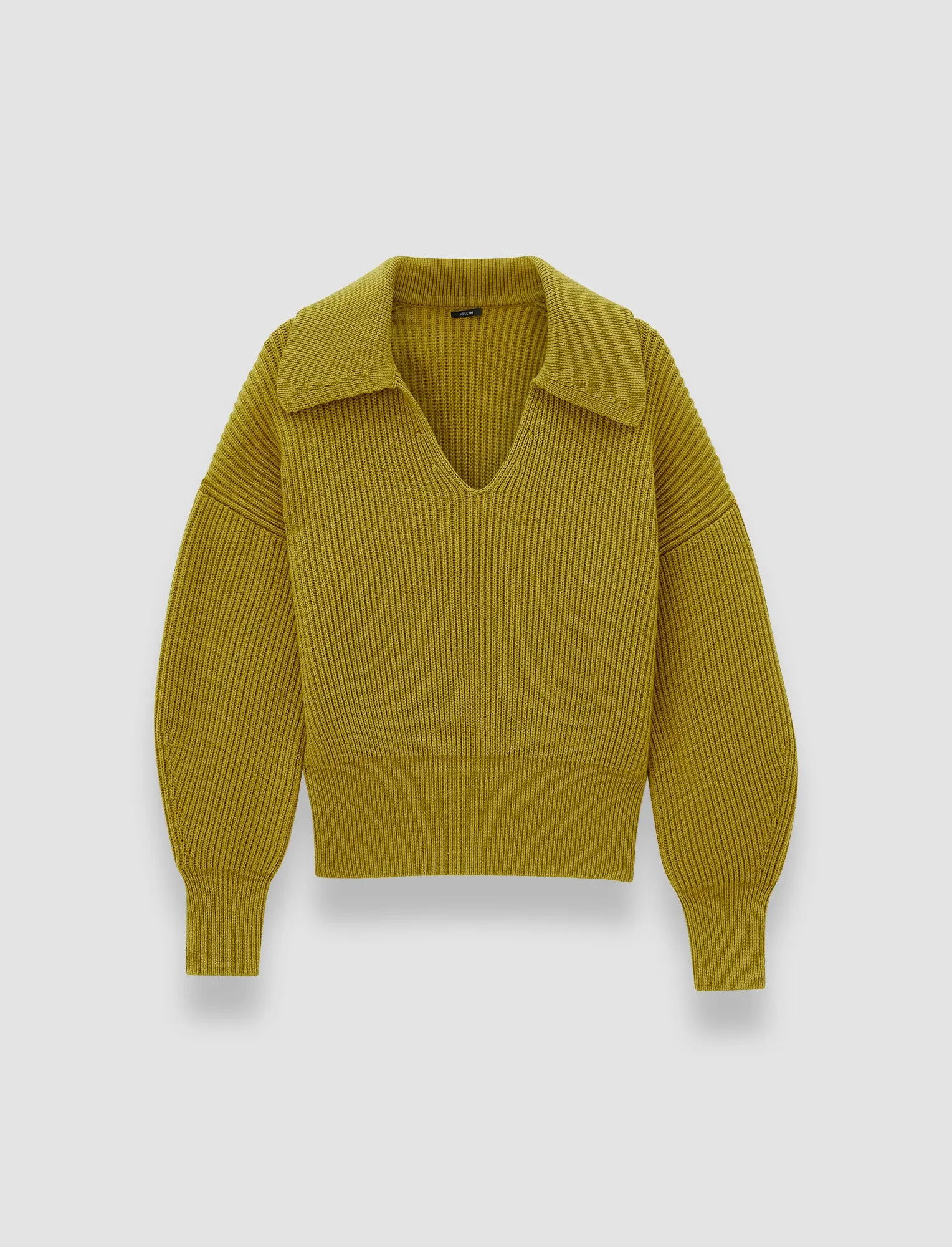 Light Cardigan Stitch Open Neck Jumper sold by Joseph