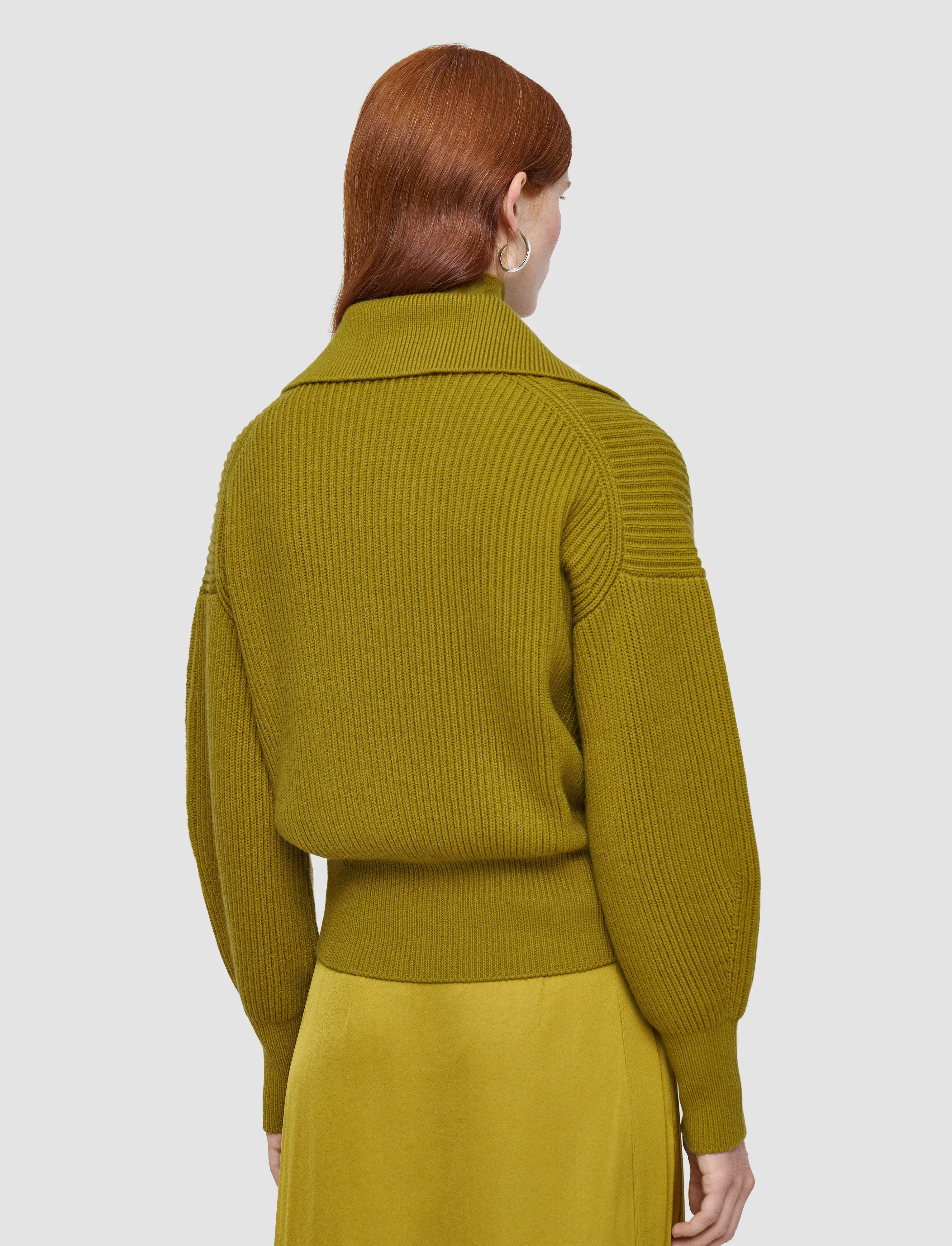 Light Cardigan Stitch Open Neck Jumper sold by Joseph product image thumbnail 5