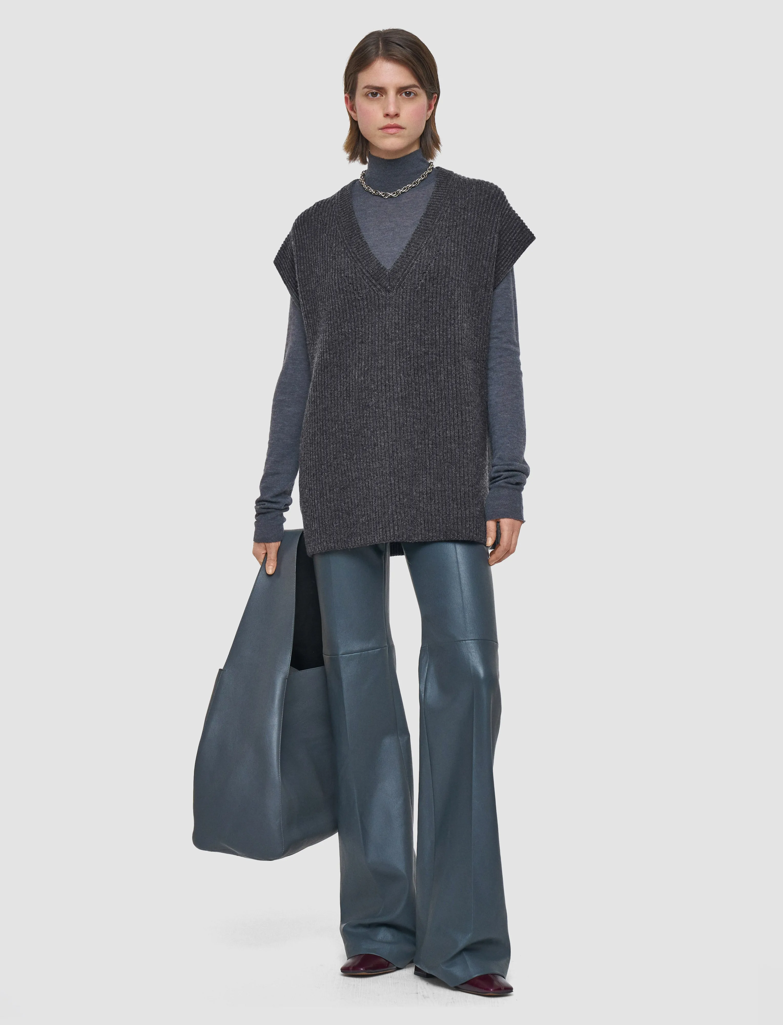 Light Cardigan Stitch Vest sold by Joseph product image thumbnail 2