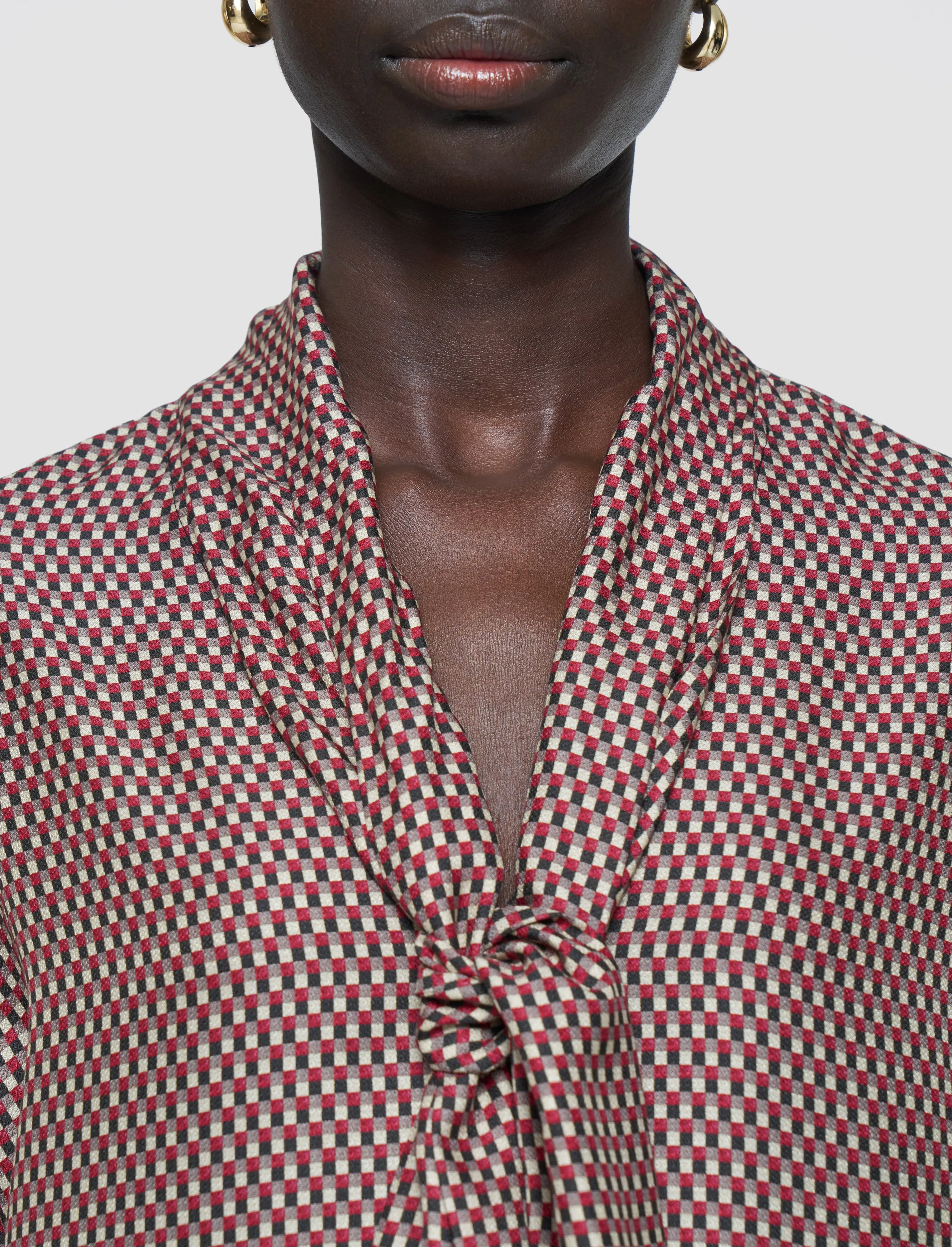 Adele Printed Silk Blend Blouse sold by Joseph product image thumbnail 5