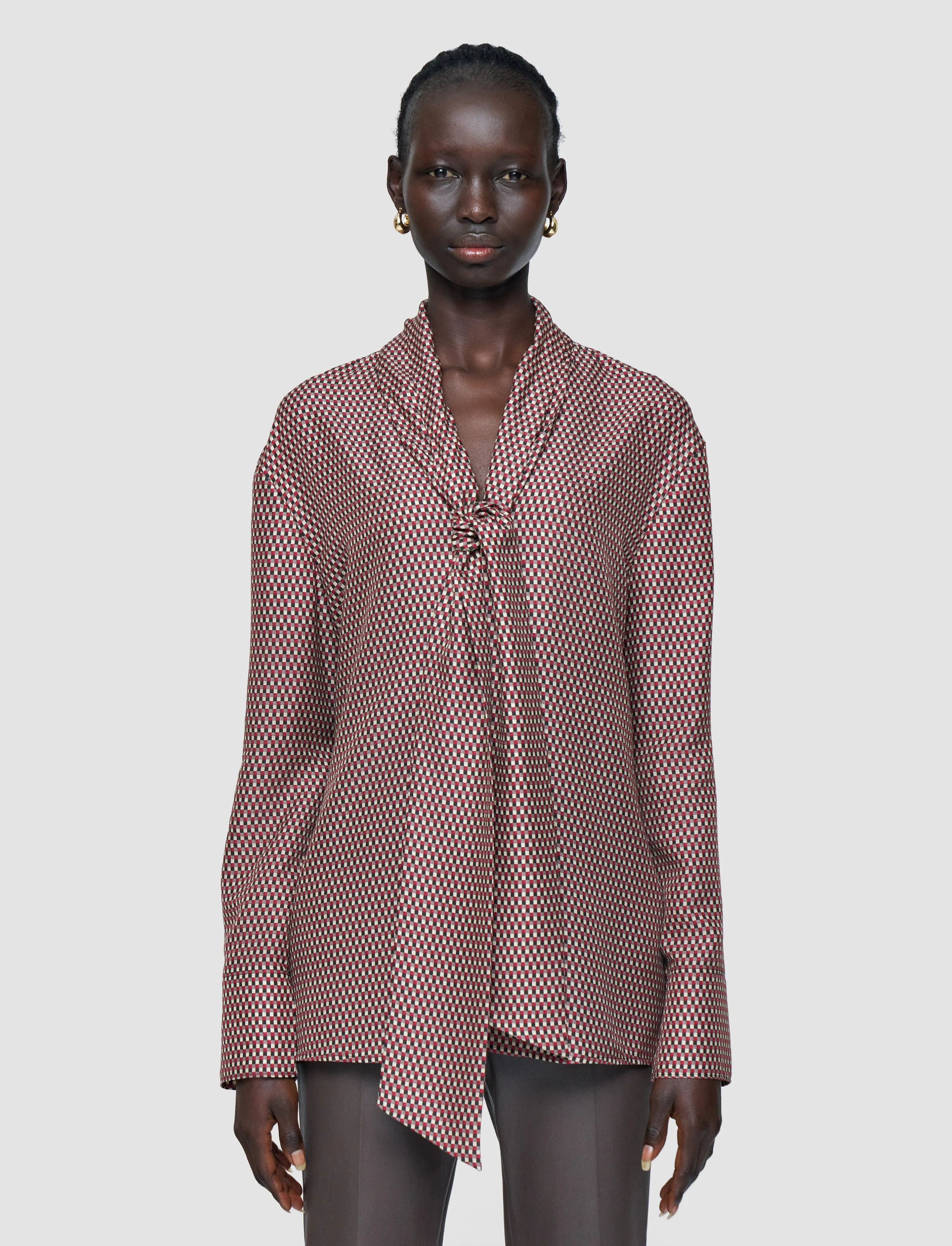 Adele Printed Silk Blend Blouse sold by Joseph product image thumbnail 3