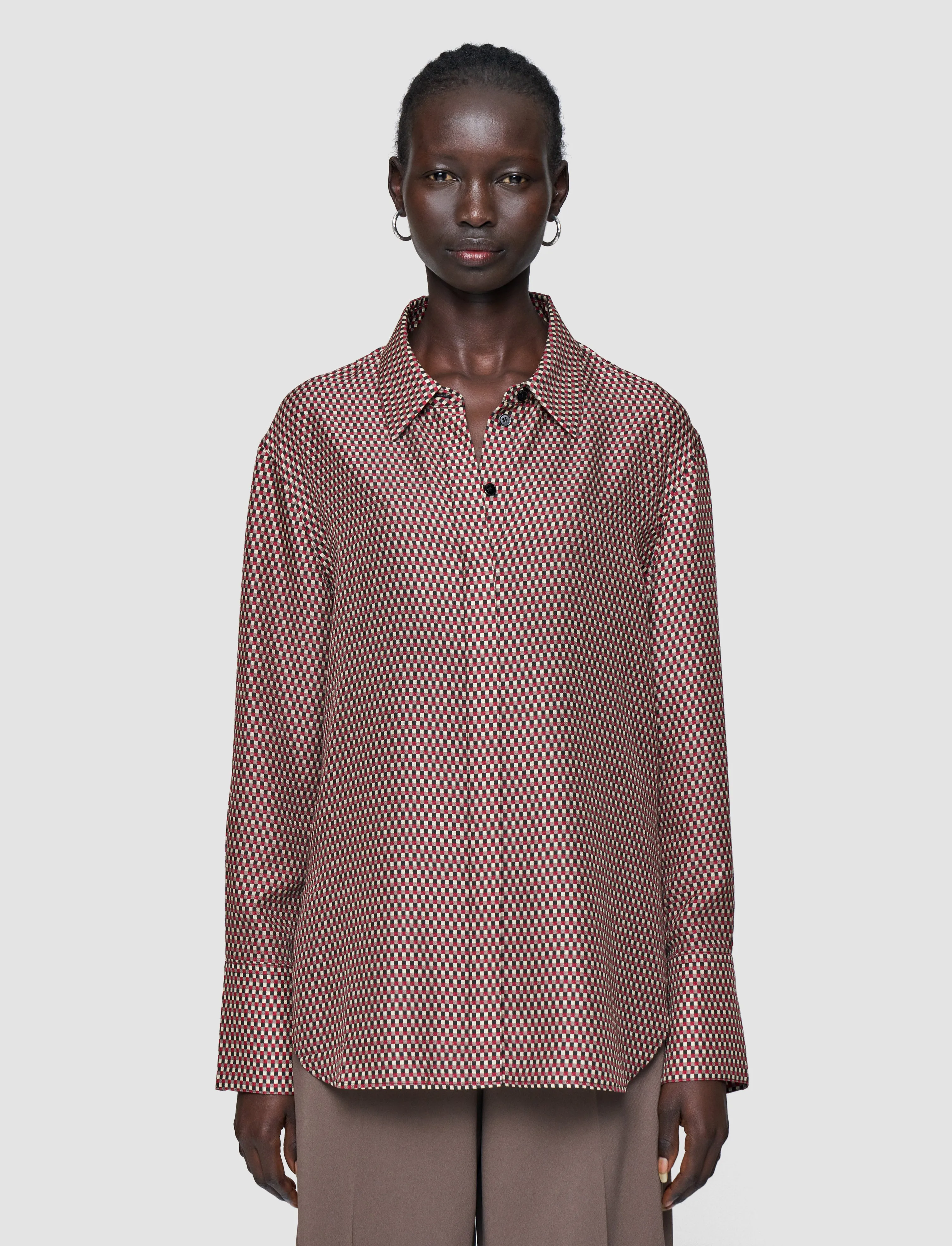 Joe Printed Silk Blend Blouse sold by Joseph product image thumbnail 3