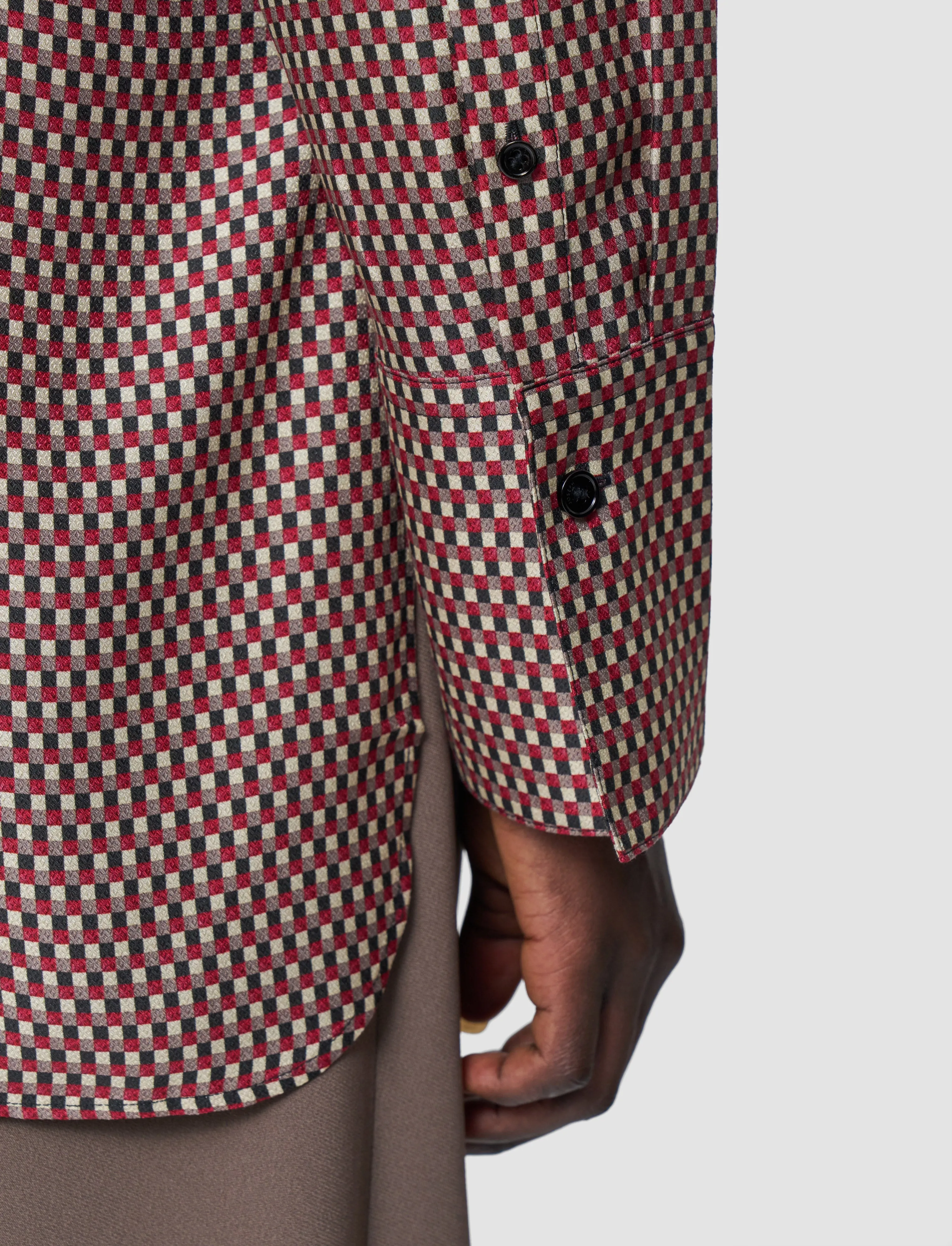 Joe Printed Silk Blend Blouse sold by Joseph product image thumbnail 5