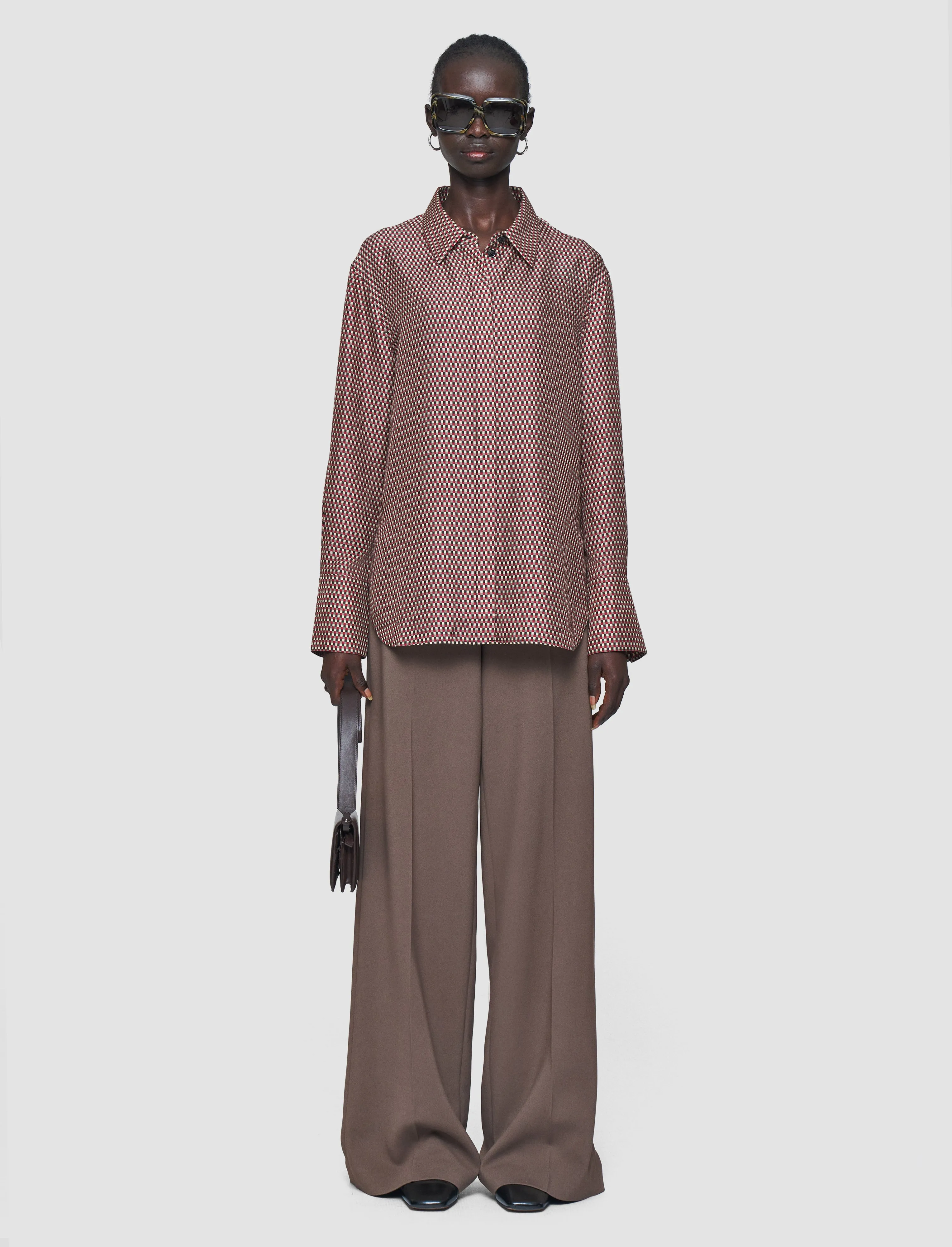 Joe Printed Silk Blend Blouse sold by Joseph product image thumbnail 2