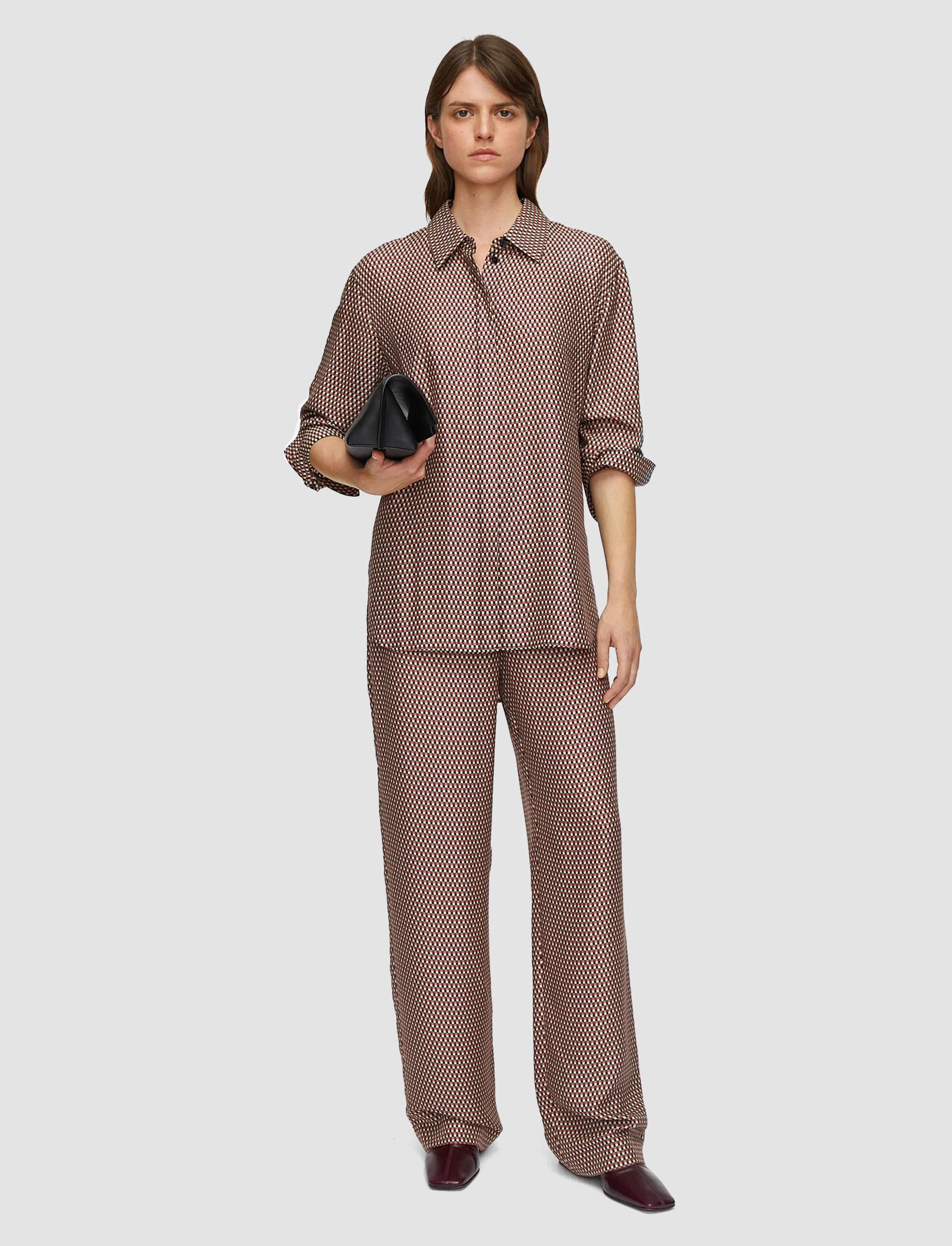 Joe Printed Silk Blend Blouse sold by Joseph product image thumbnail 4