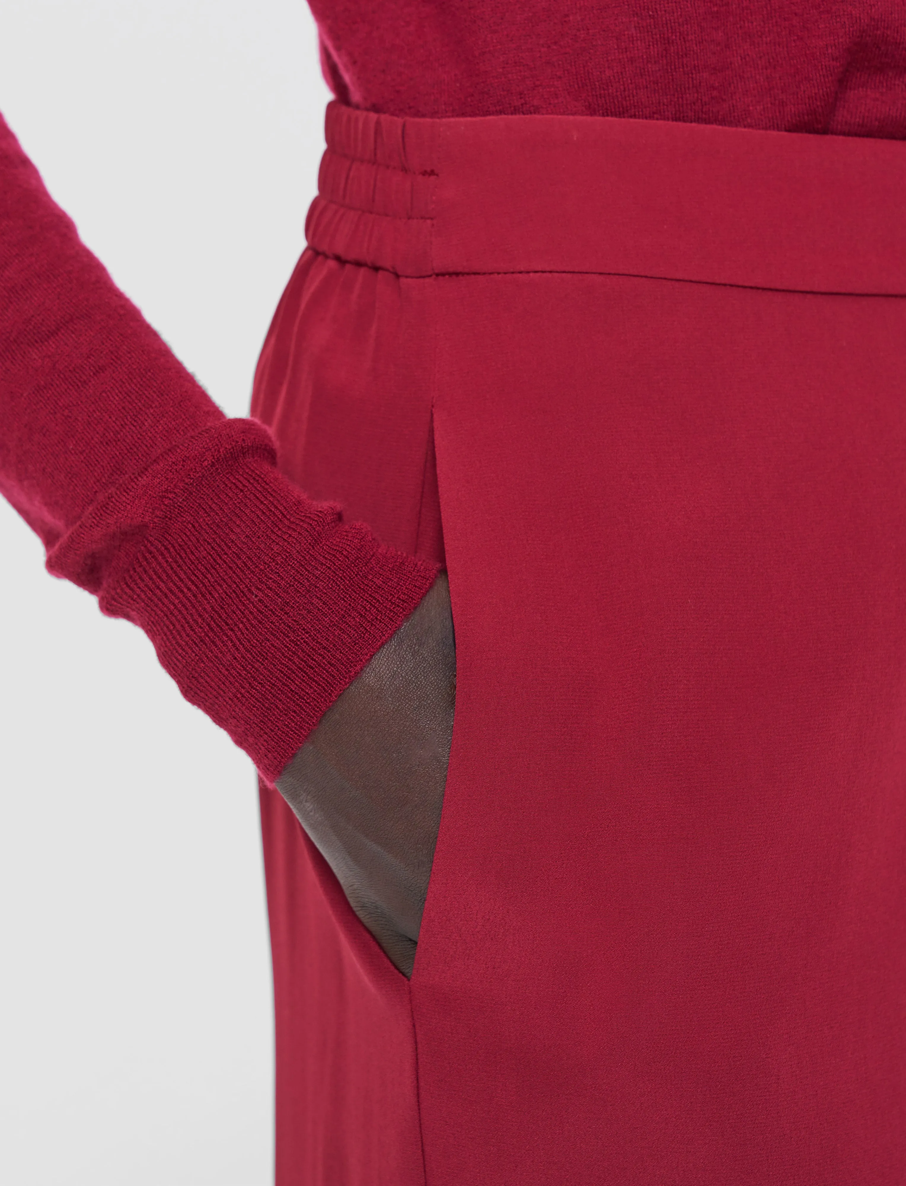 Sahel Crepe de Chine Silk Trousers sold by Joseph product image thumbnail 4