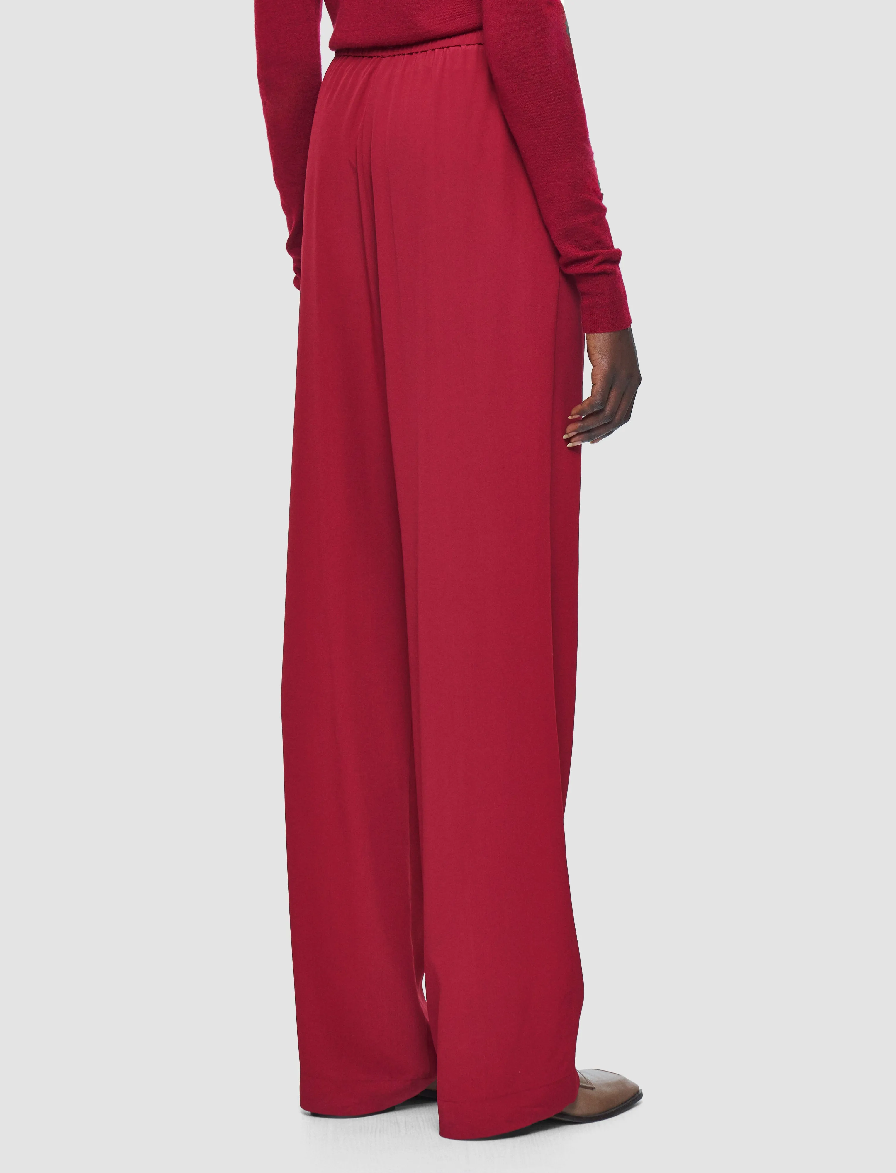 Sahel Crepe de Chine Silk Trousers sold by Joseph product image thumbnail 3