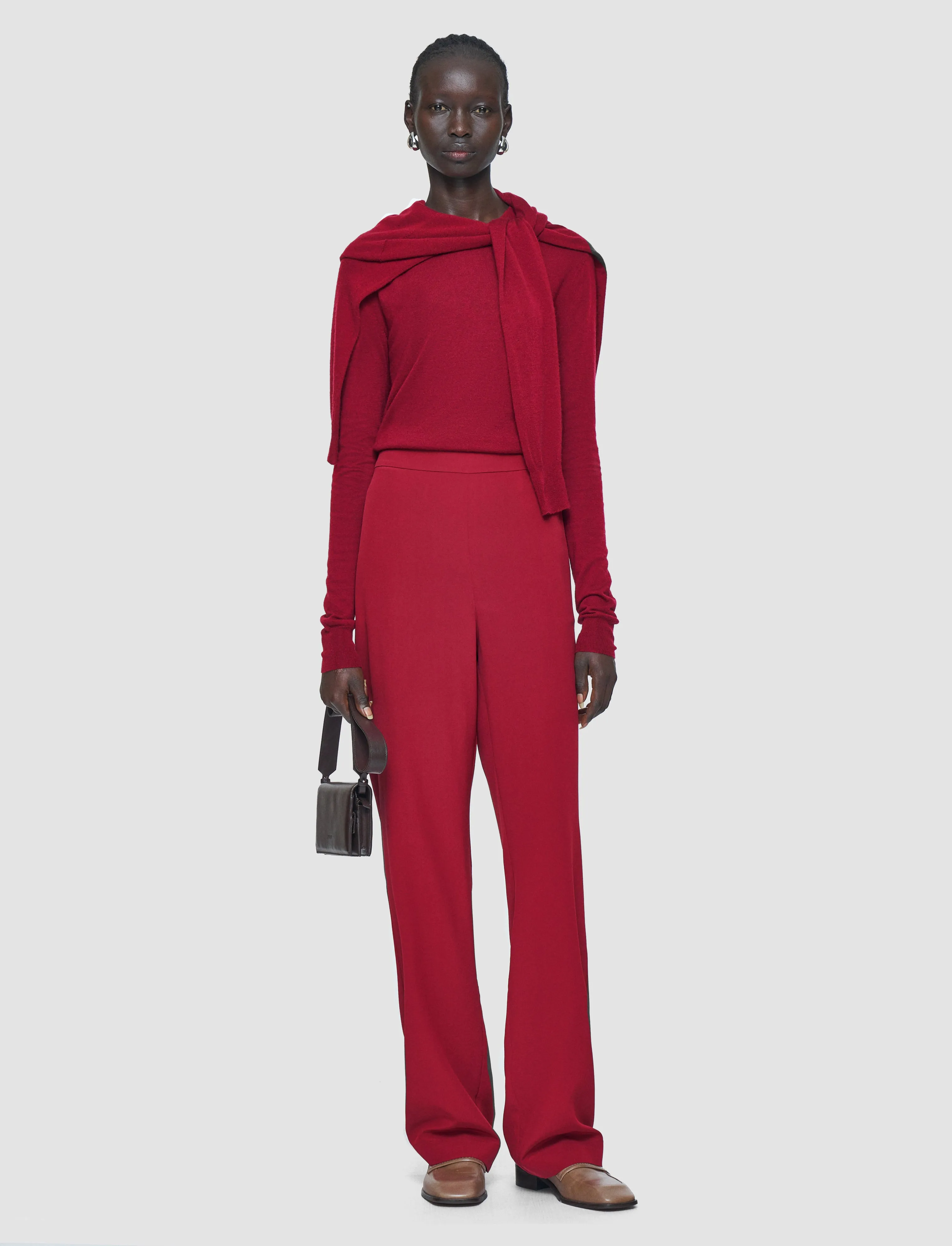 Sahel Crepe de Chine Silk Trousers sold by Joseph product image thumbnail 2