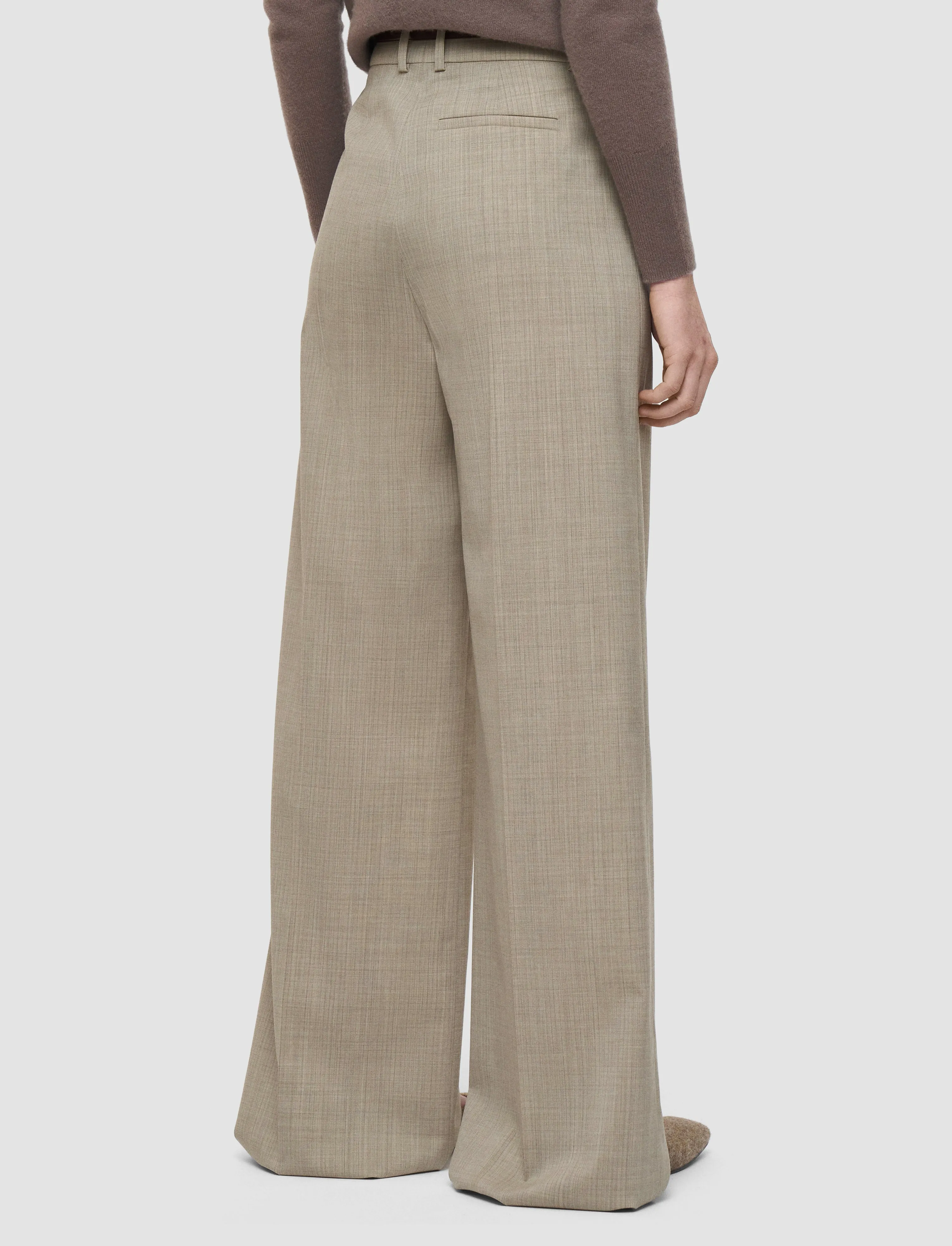 Alana Melange Wool Trousers sold by Joseph product image thumbnail 3