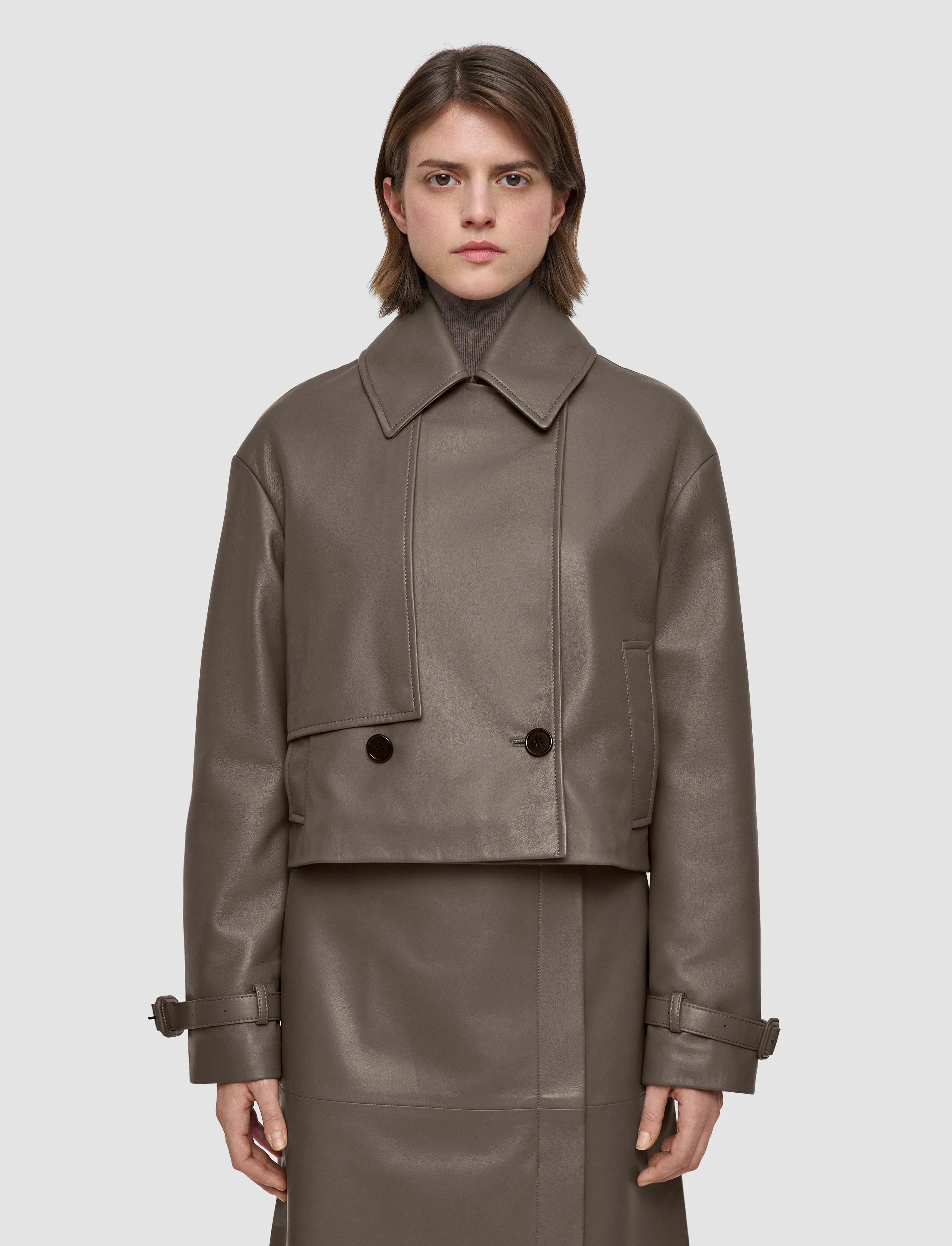 Blaise Nappa Leather Jacket sold by Joseph product image thumbnail 3