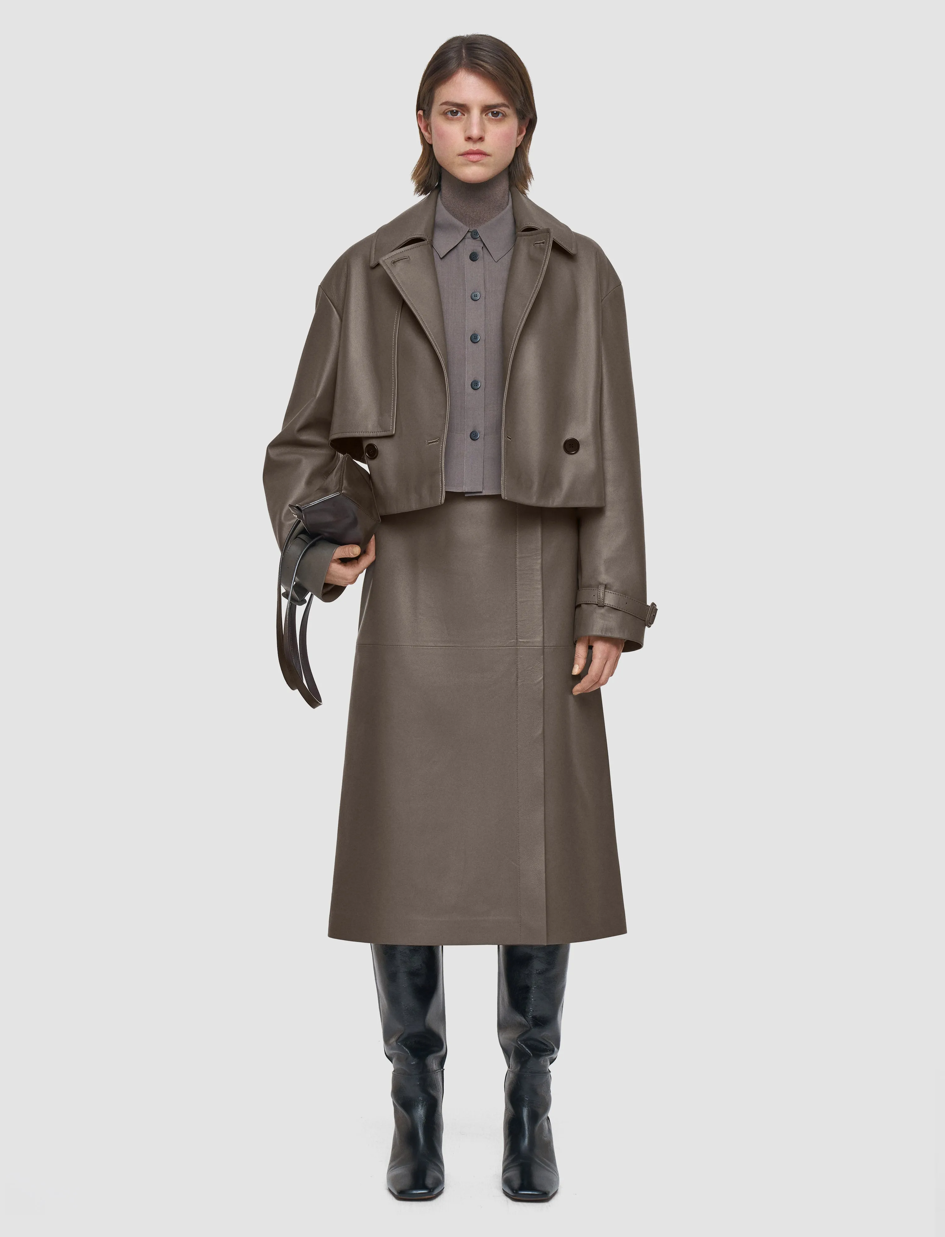 Blaise Nappa Leather Jacket sold by Joseph product image thumbnail 2