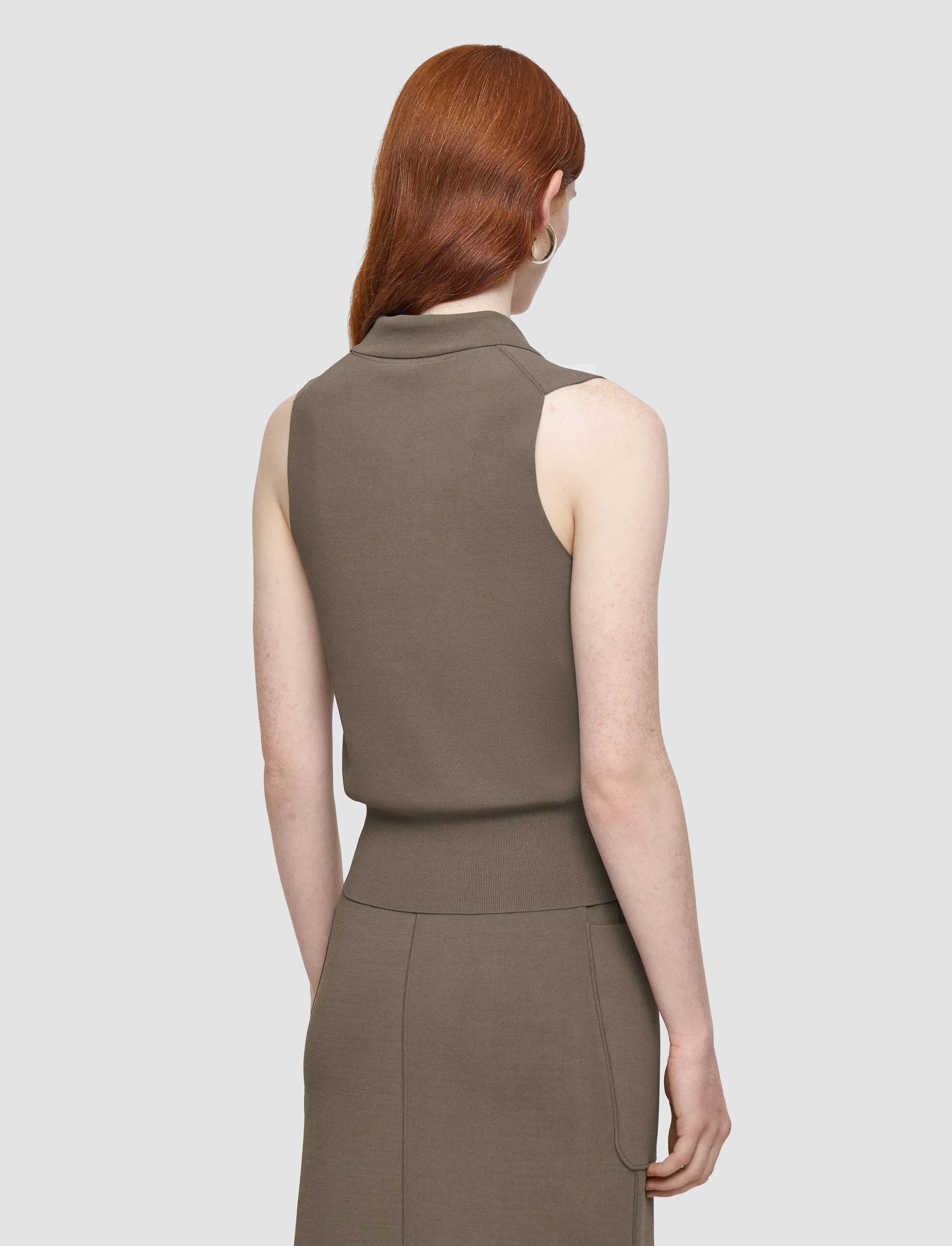 Milano Knit Stretch Vest sold by Joseph product image thumbnail 4