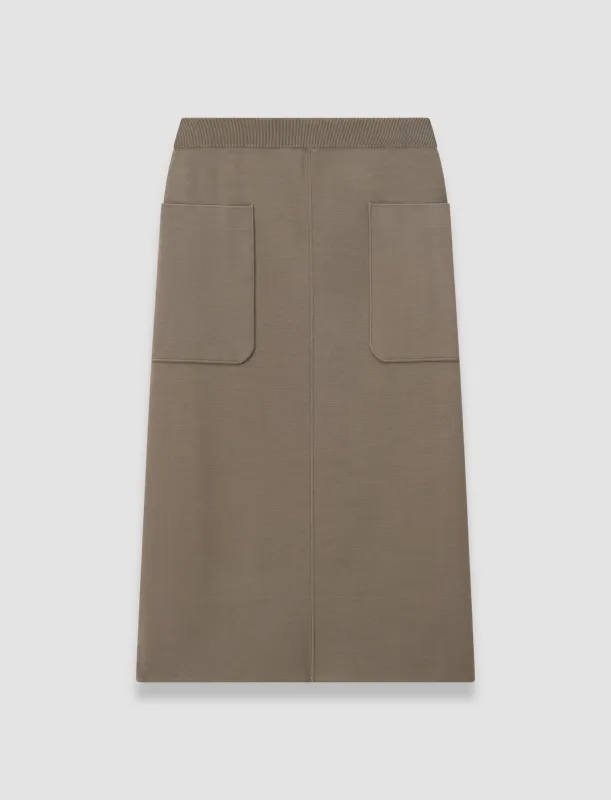 Milano Knit Stretch Skirt made by Joseph