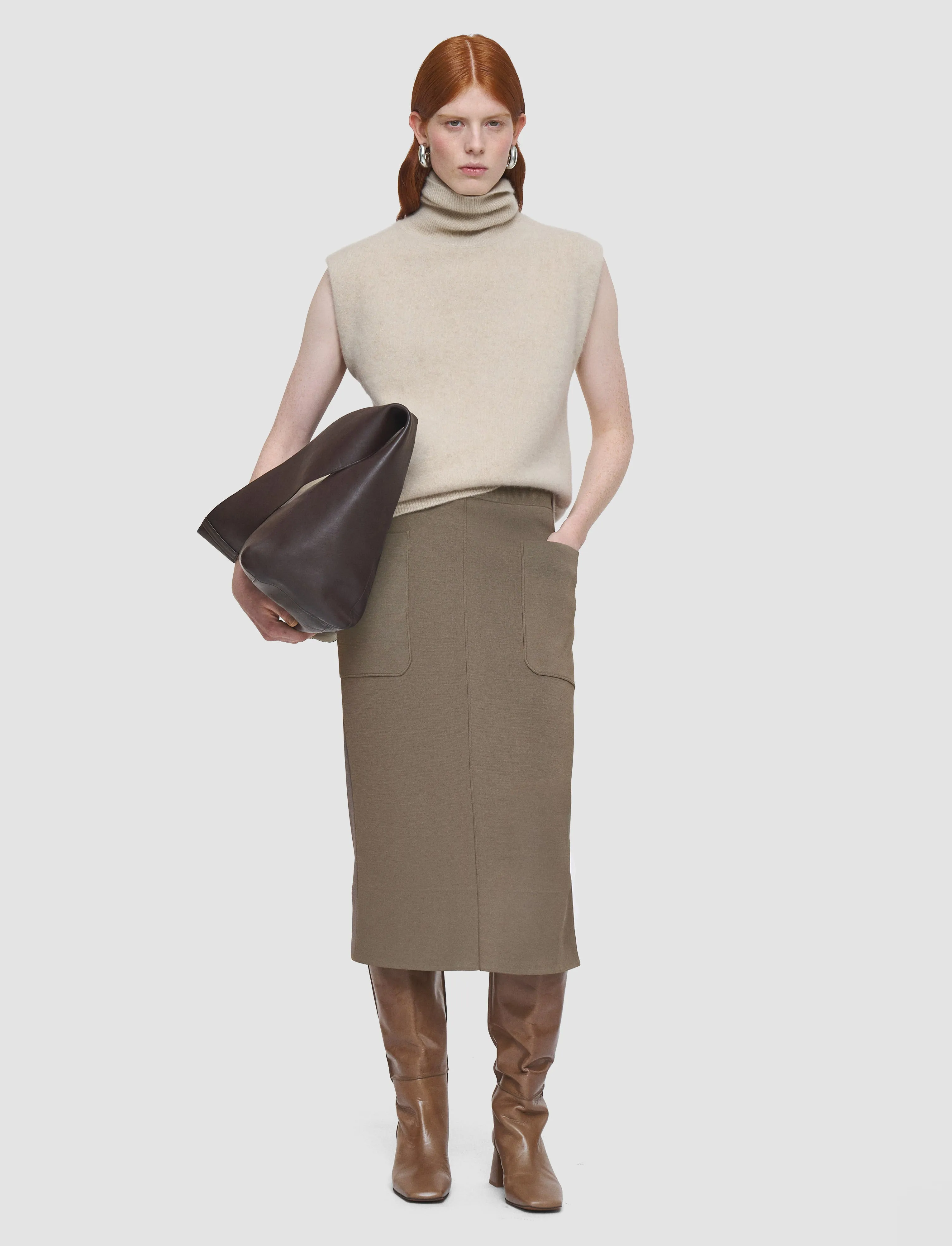 Milano Knit Stretch Skirt sold by Joseph product image thumbnail 2