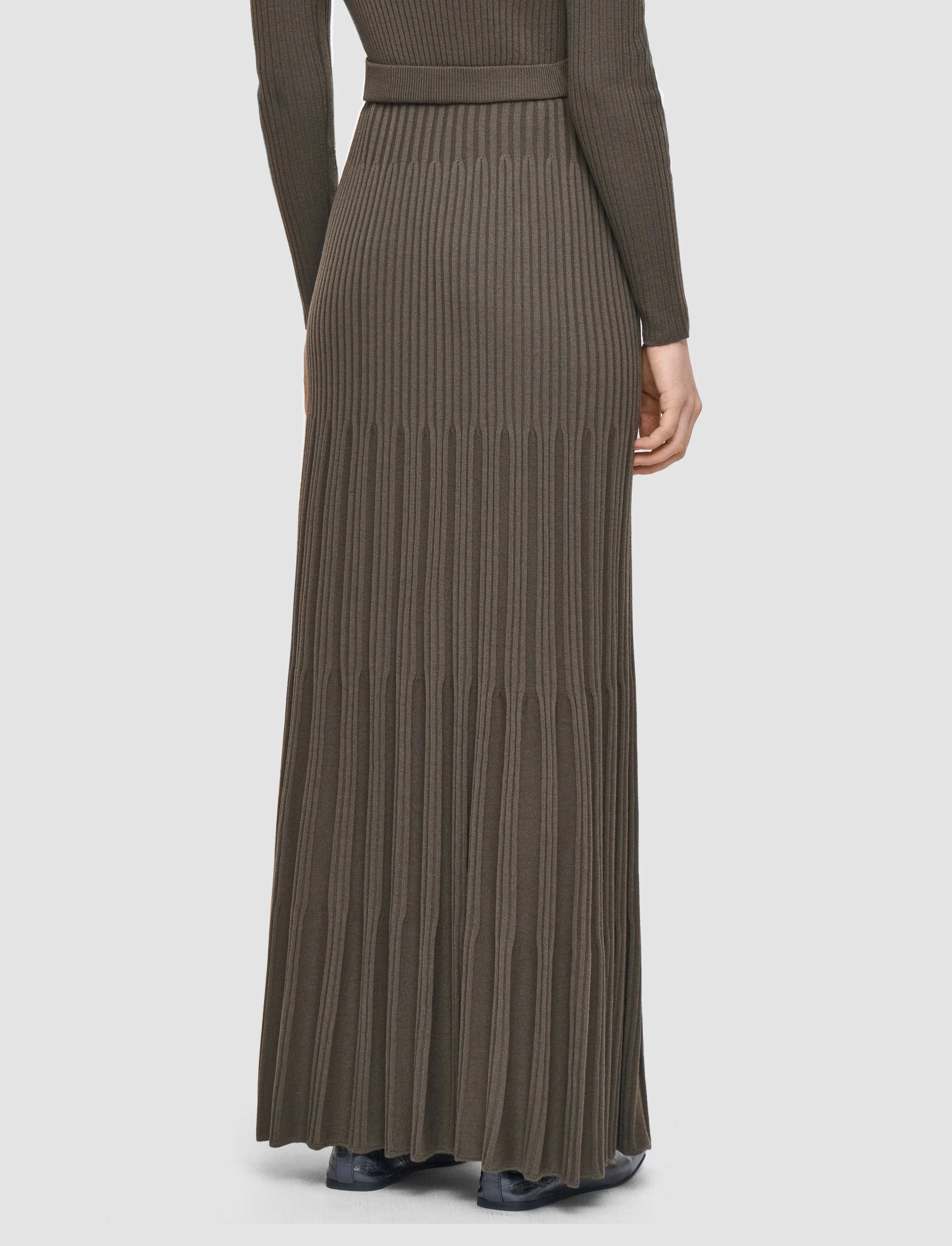 Merino Rib Knit Skirt sold by Joseph product image thumbnail 3