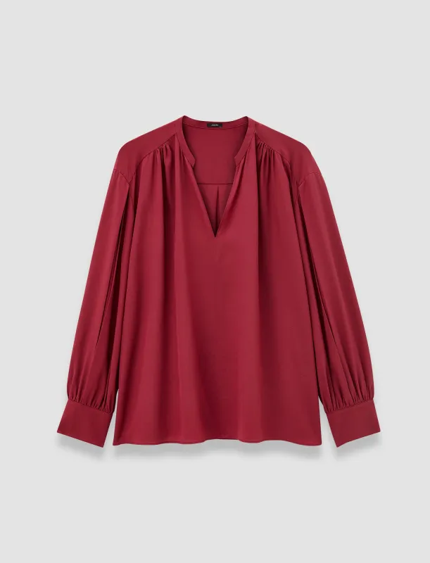 Blondel Crepe de Chine Silk Blouse sold by Joseph