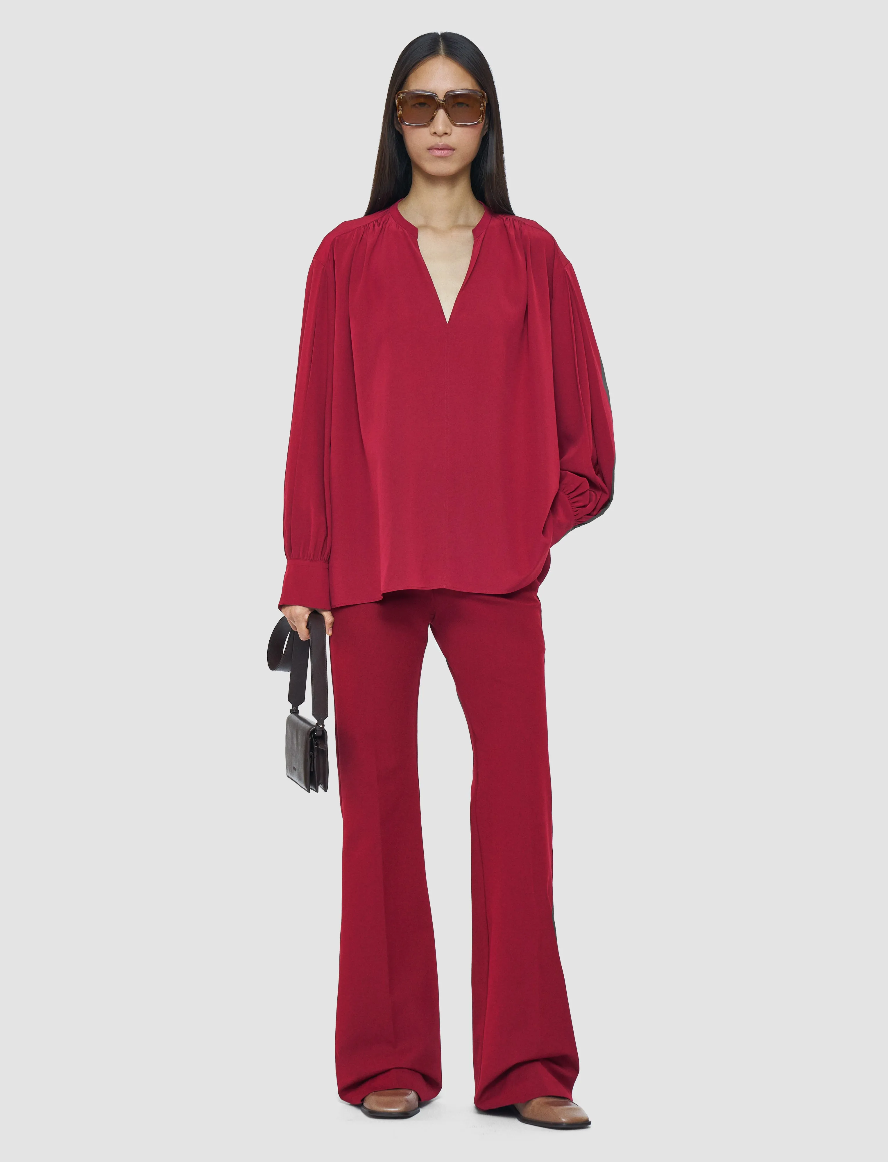 Blondel Crepe de Chine Silk Blouse sold by Joseph product image thumbnail 2