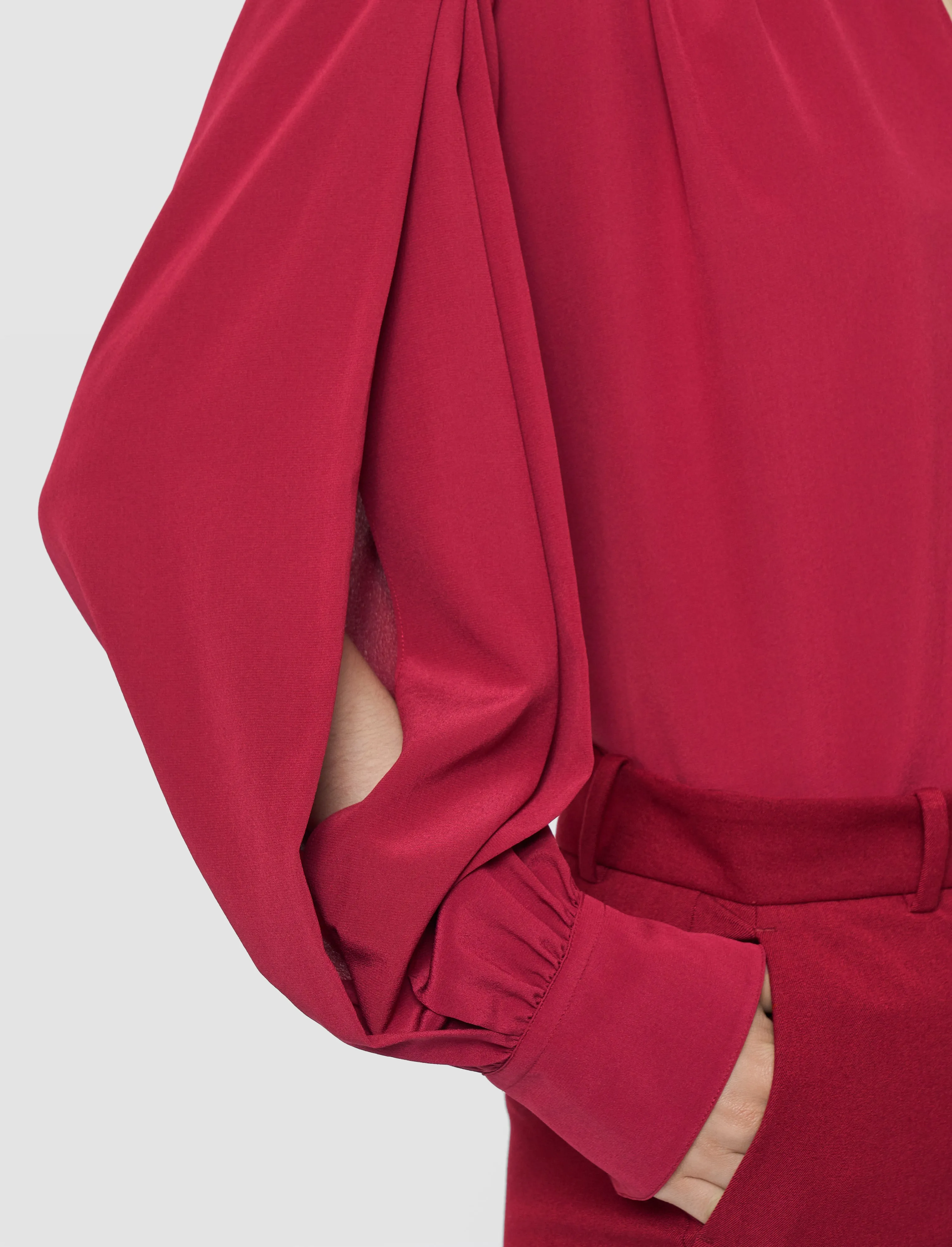 Blondel Crepe de Chine Silk Blouse sold by Joseph product image thumbnail 5