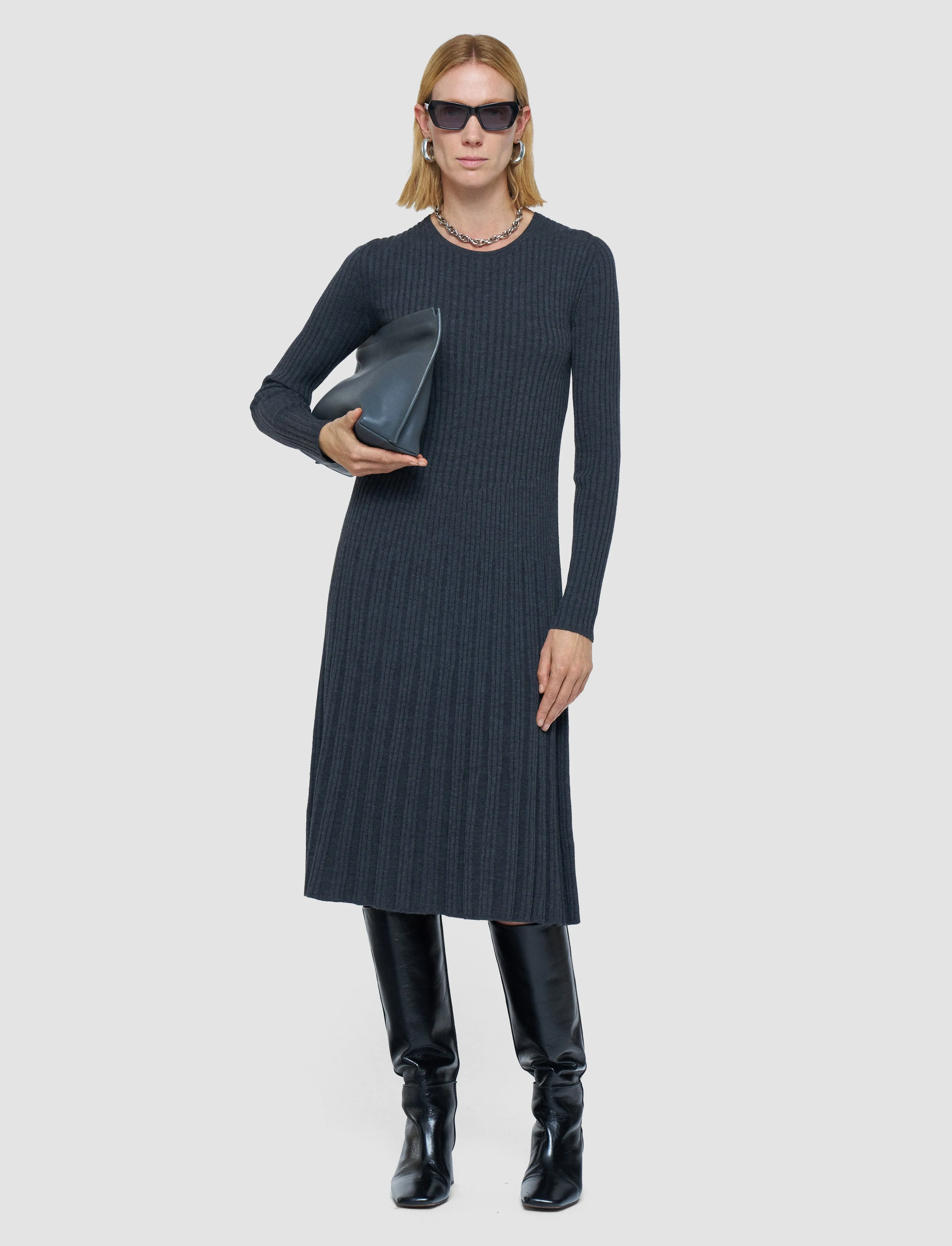 Merino Rib Knit Dress sold by Joseph product image thumbnail 2