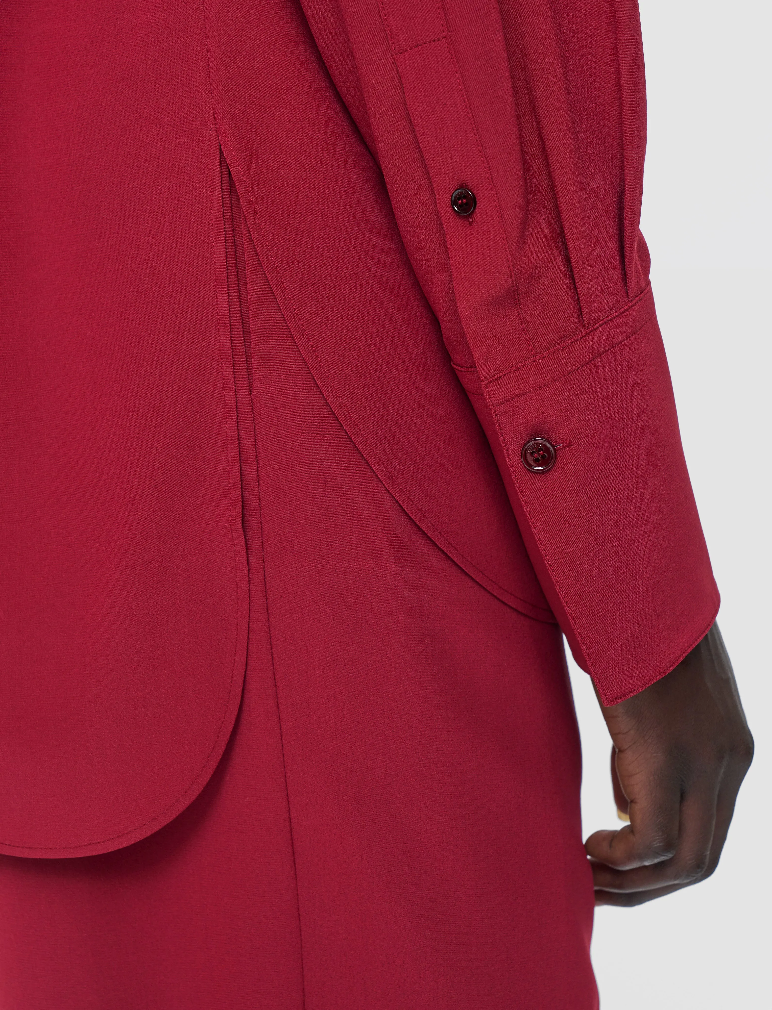 Joe Crepe de Chine Silk Blouse sold by Joseph product image thumbnail 5