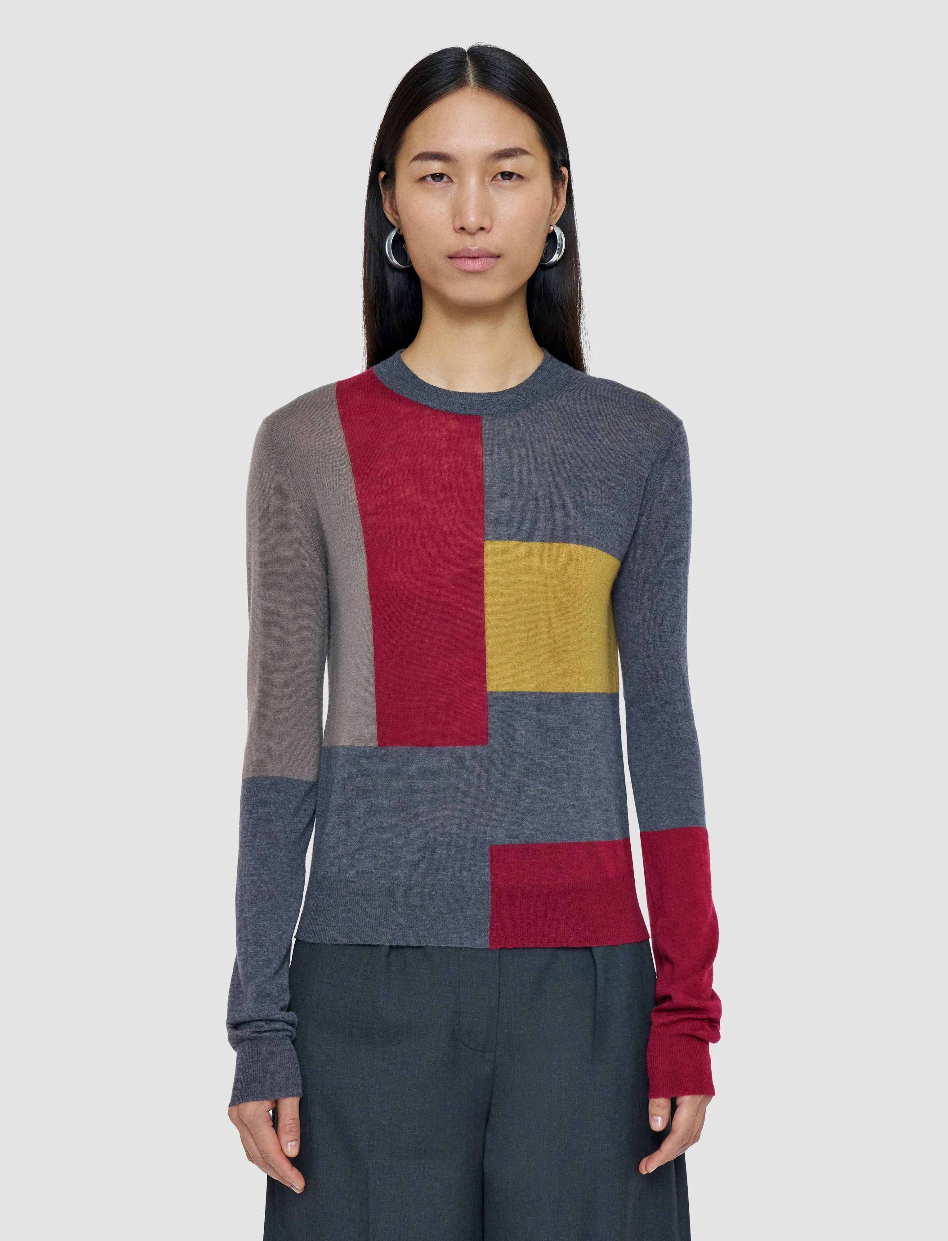 Overlay Cashair Round Neck Jumper sold by Joseph product image thumbnail 3