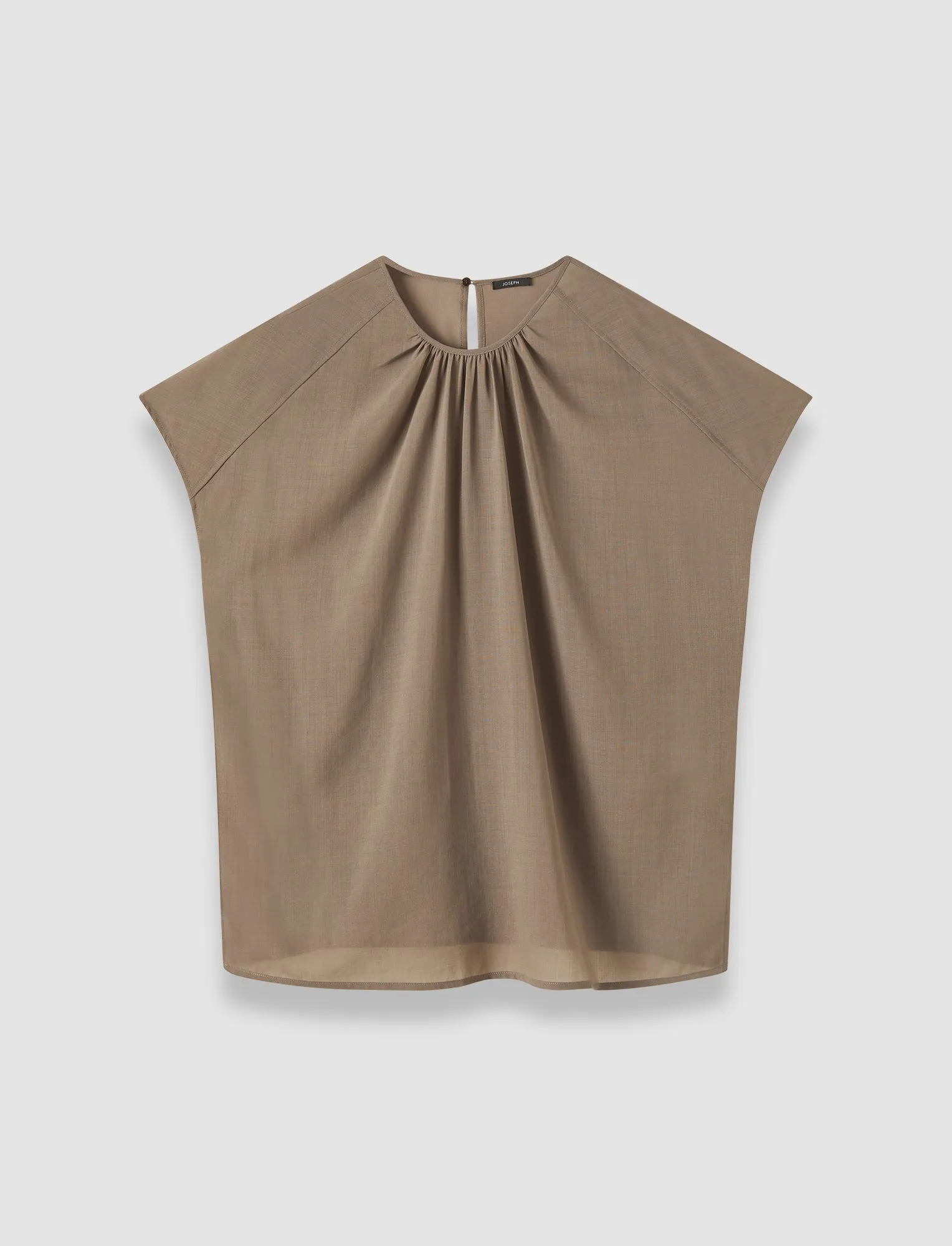 Broca Sheer Fine Wool Blouse sold by Joseph