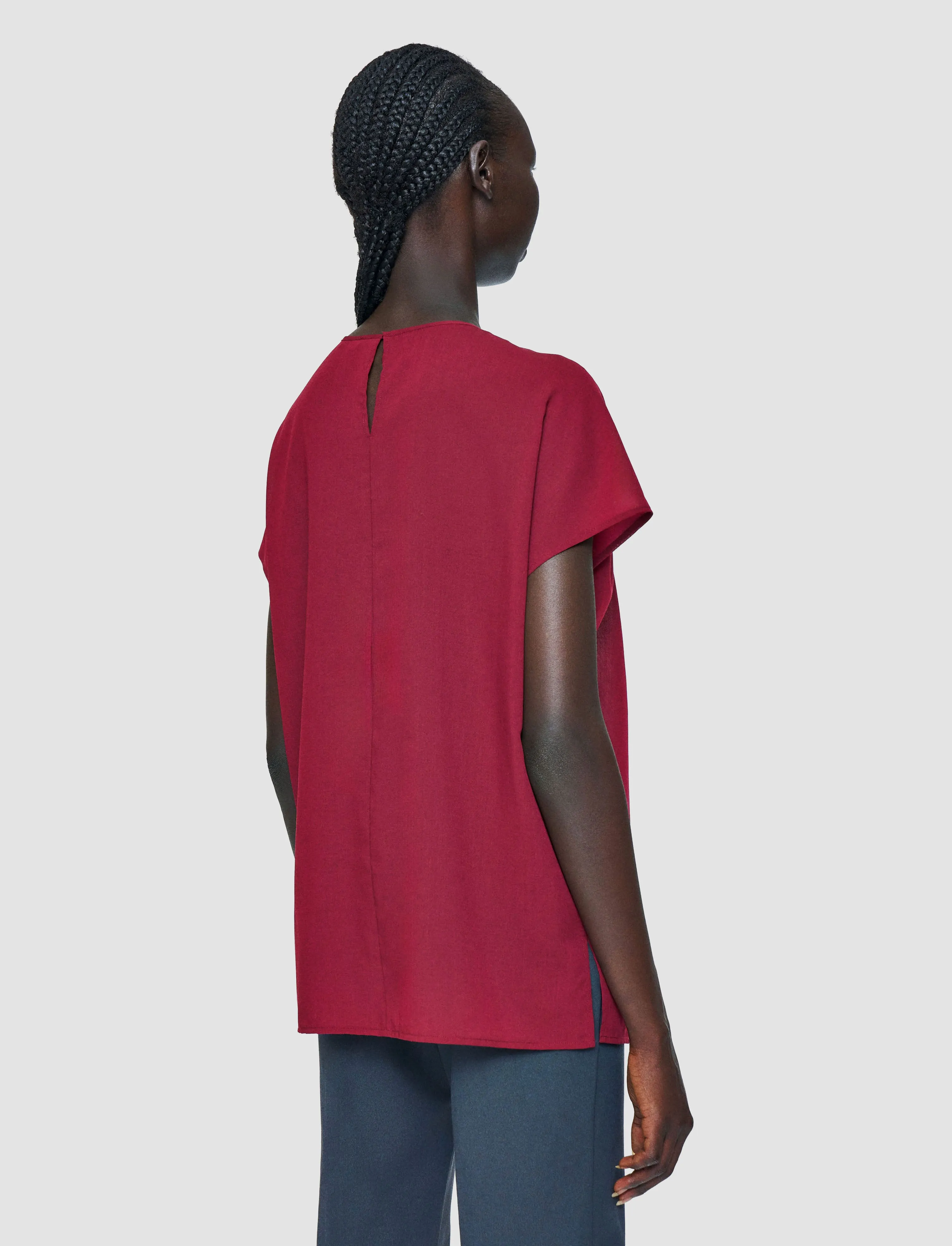 Broca Sheer Fine Wool Blouse sold by Joseph product image thumbnail 4