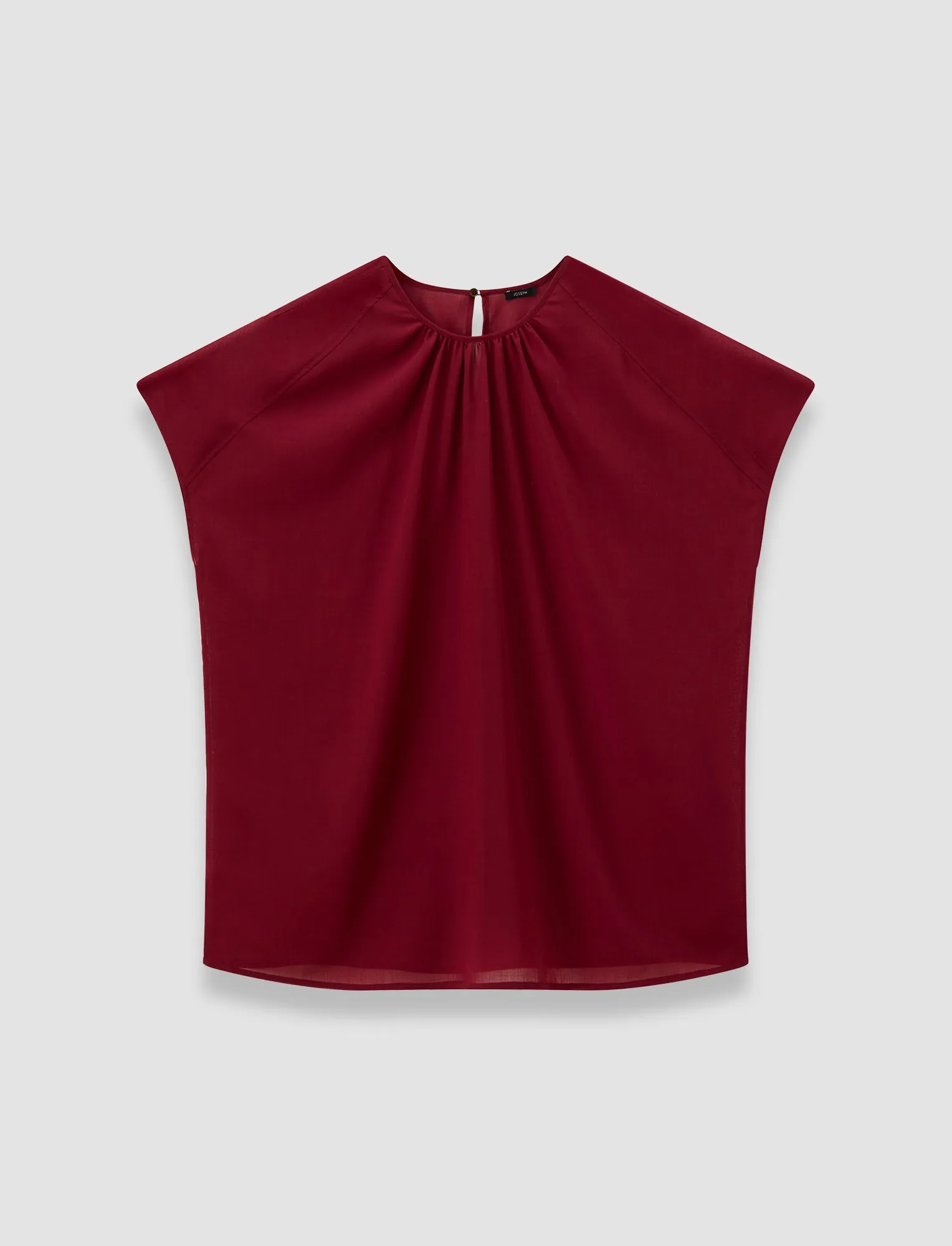 Broca Sheer Fine Wool Blouse sold by Joseph