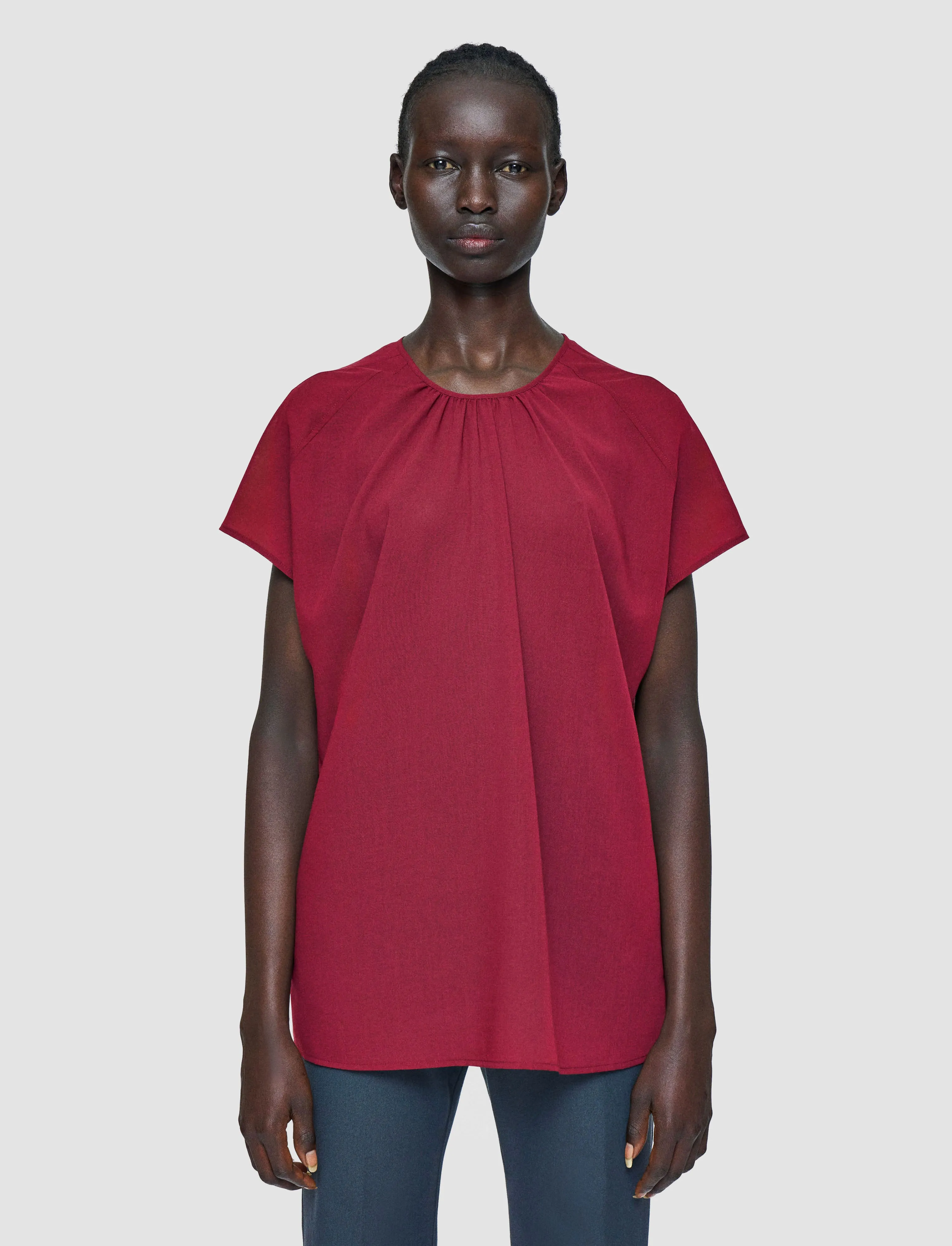 Broca Sheer Fine Wool Blouse sold by Joseph product image thumbnail 3