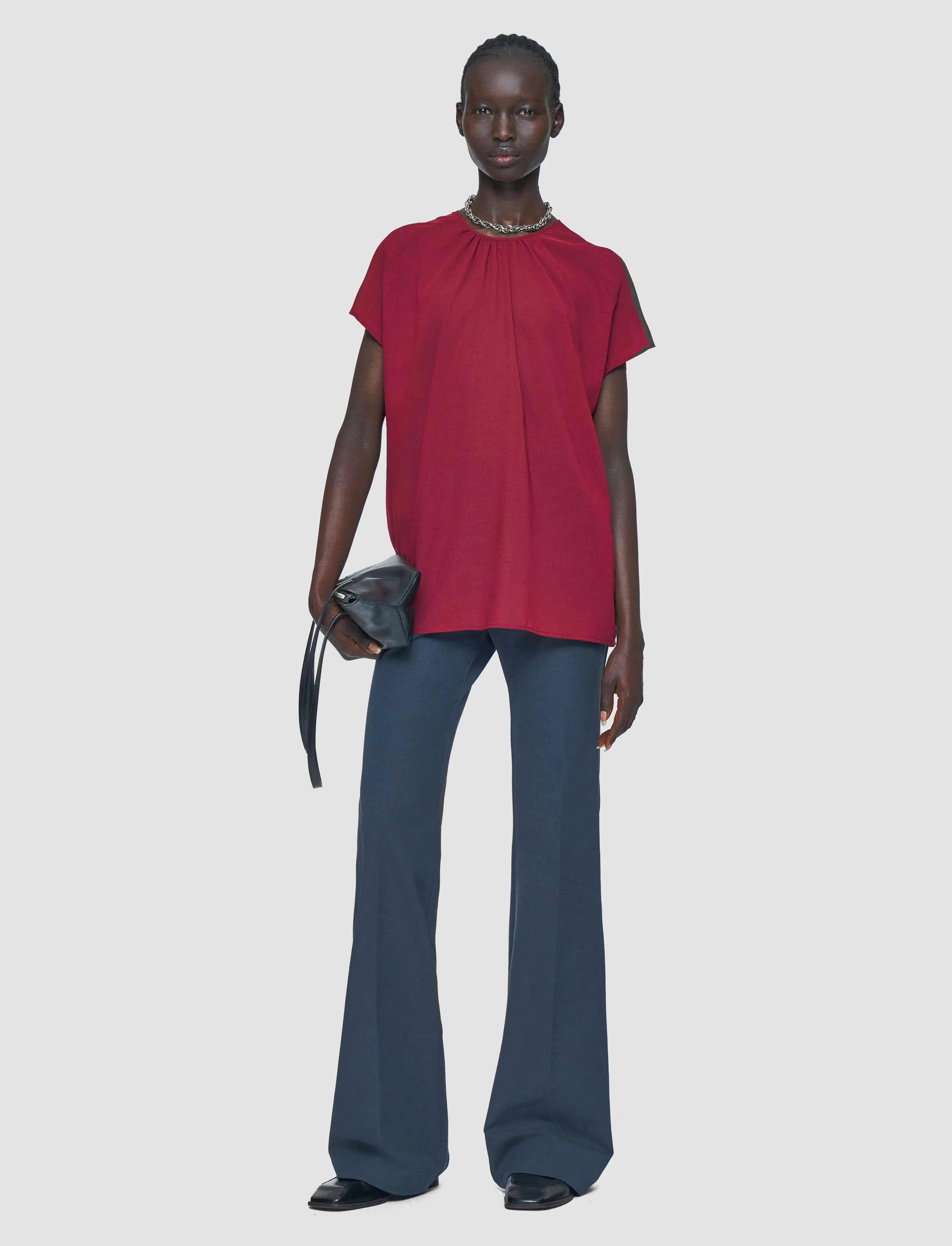 Broca Sheer Fine Wool Blouse sold by Joseph product image thumbnail 2