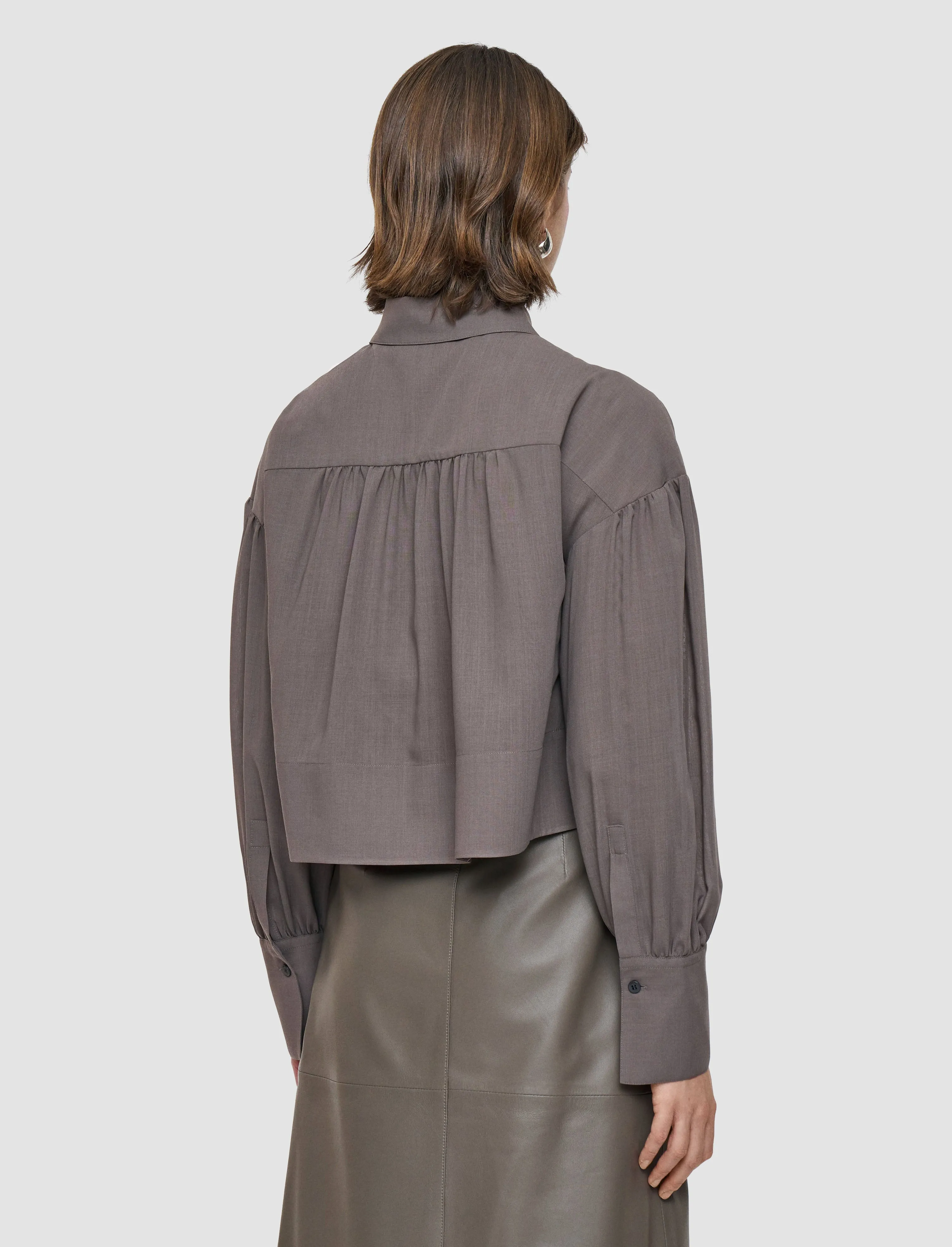 Anais Sheer Fine Wool Blouse sold by Joseph product image thumbnail 4
